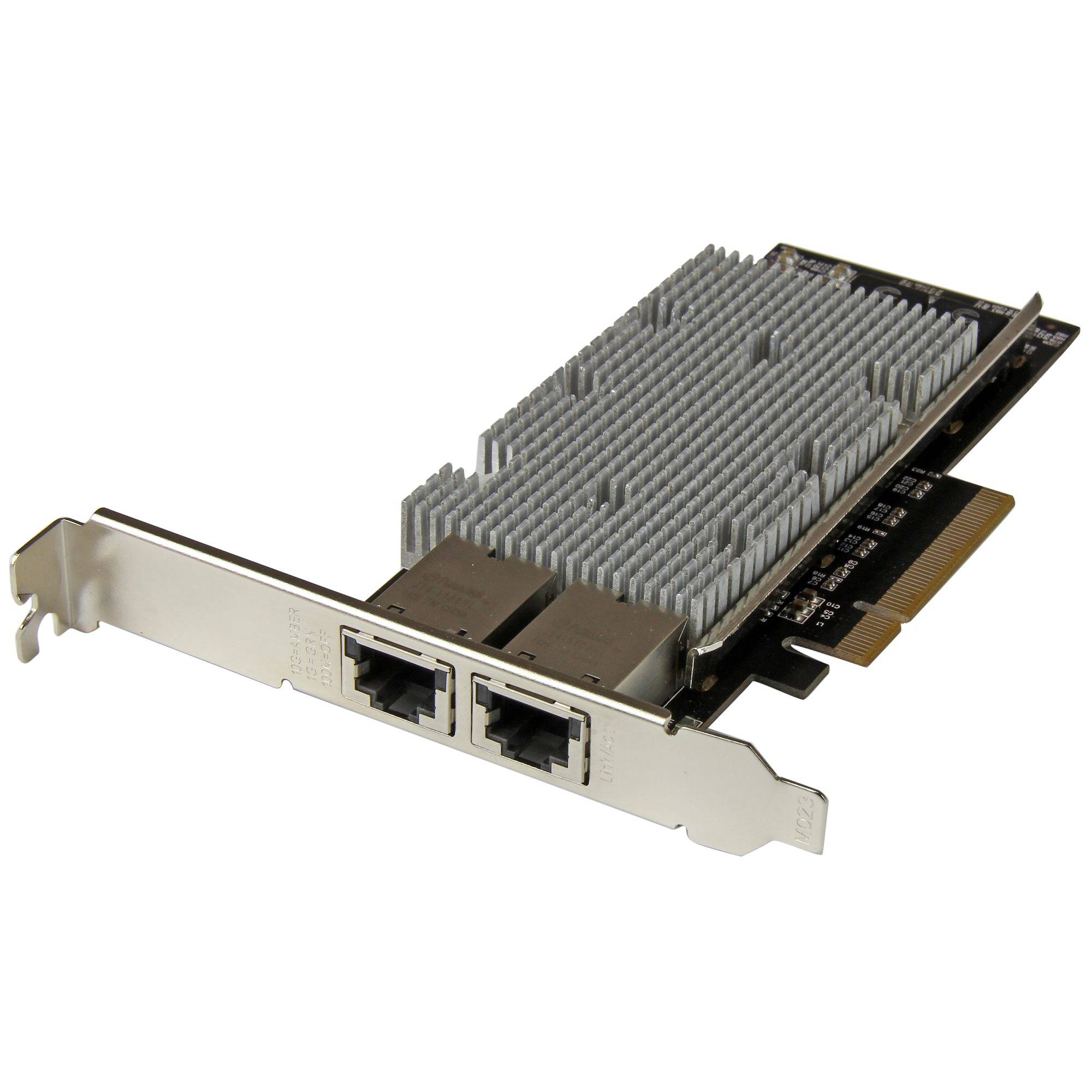 Rca Informatique - image du produit : CARTE RESEAU PCI EXPRESS A 2 PORTS 10GBE AVEC INTEL X540