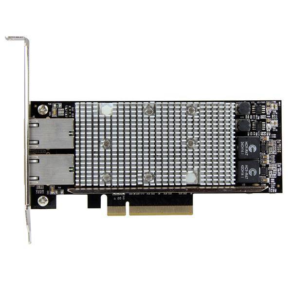 Rca Informatique - image du produit : CARTE RESEAU PCI EXPRESS A 2 PORTS 10GBE AVEC INTEL X540