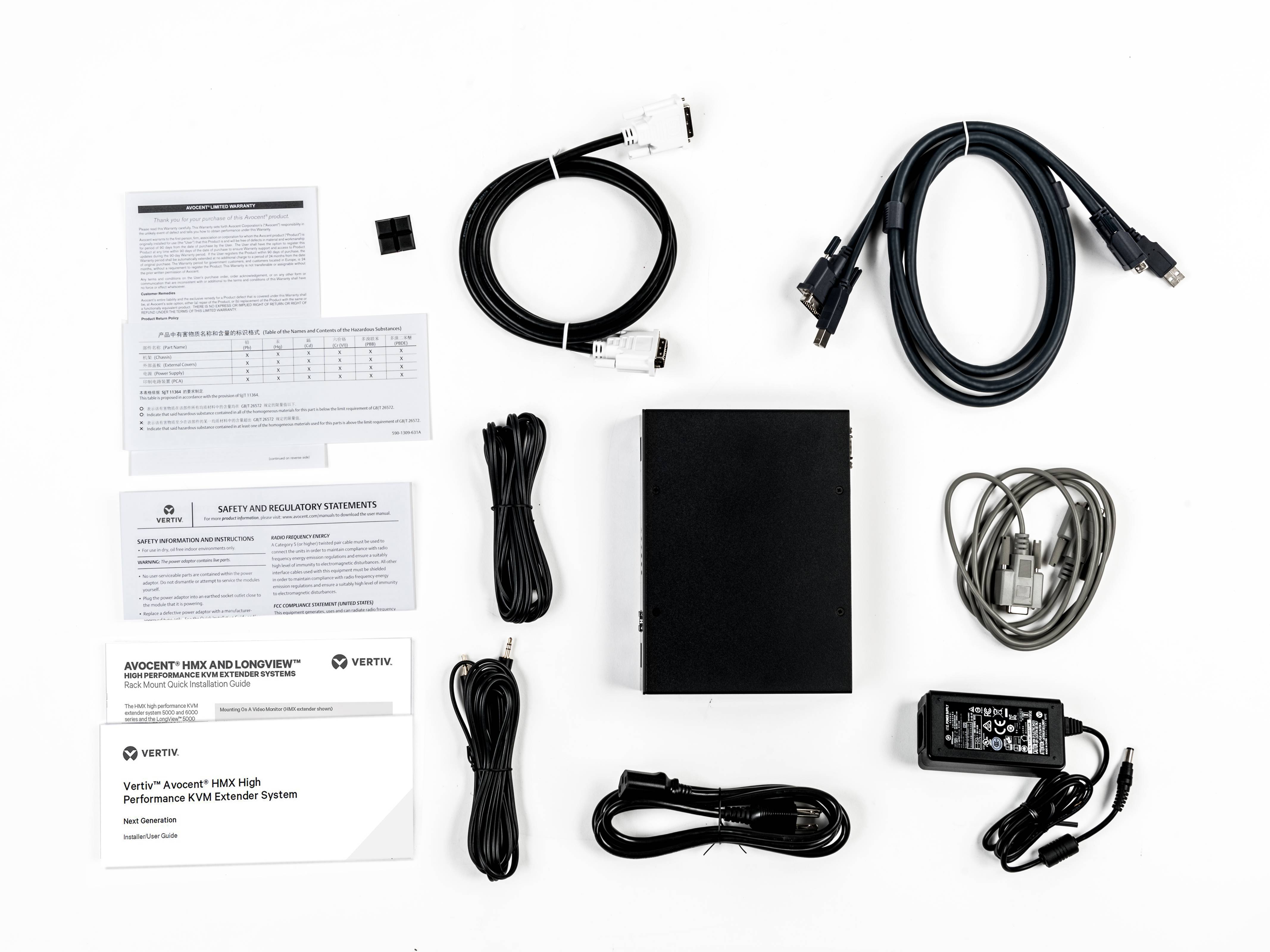 Rca Informatique - image du produit : HMX 6200T-202 TX DUAL DVI-D KVM EXTR QSXGA/USB/AUDIO/SFP