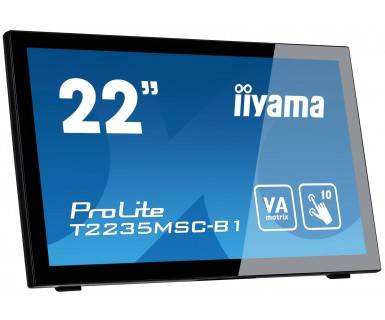 Rca Informatique - image du produit : T2235MSC-B1 3000:1 6MS BLACK 215IN LCD-TOUCH 1920X1080 16:9