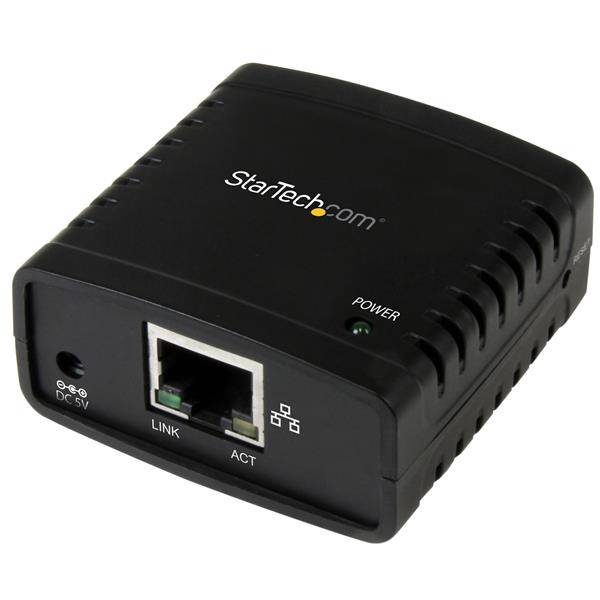 Rca Informatique - Image du produit : SERVEUR DIMPRESSION LPR RESEAU 10/100 MB/S AVEC PORT USB 2.0