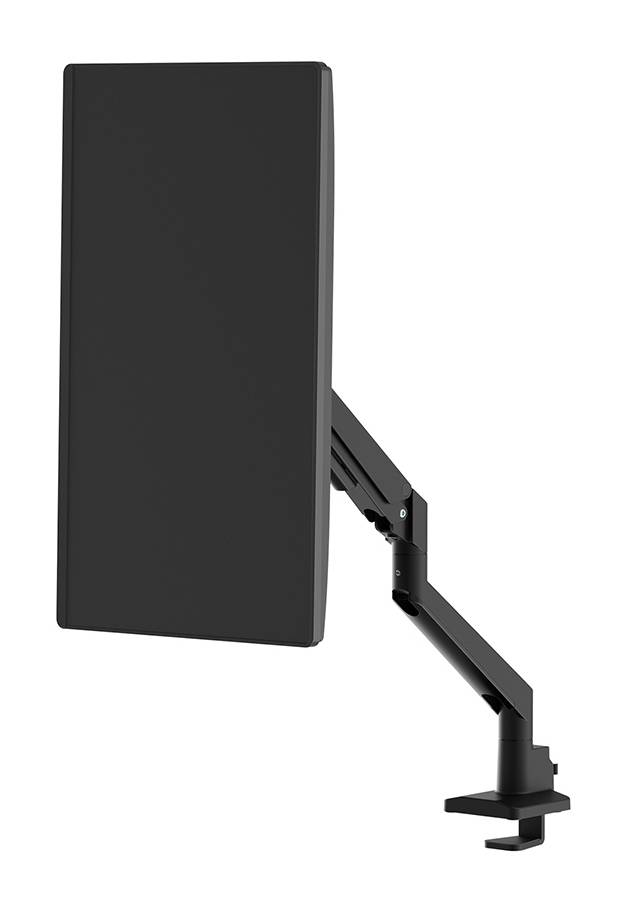 Rca Informatique - image du produit : NEXT SLIM DESK MOUNT SINGLE DISPLAY TOPFIX CLAMP/GROMM BLACK