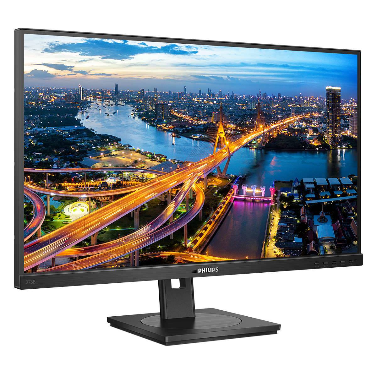 Rca Informatique - image du produit : 276B1/00 27IN IPS QHD 350CD/4MS 2HDMI/DP/USB-C/4USB 3.2/HAS