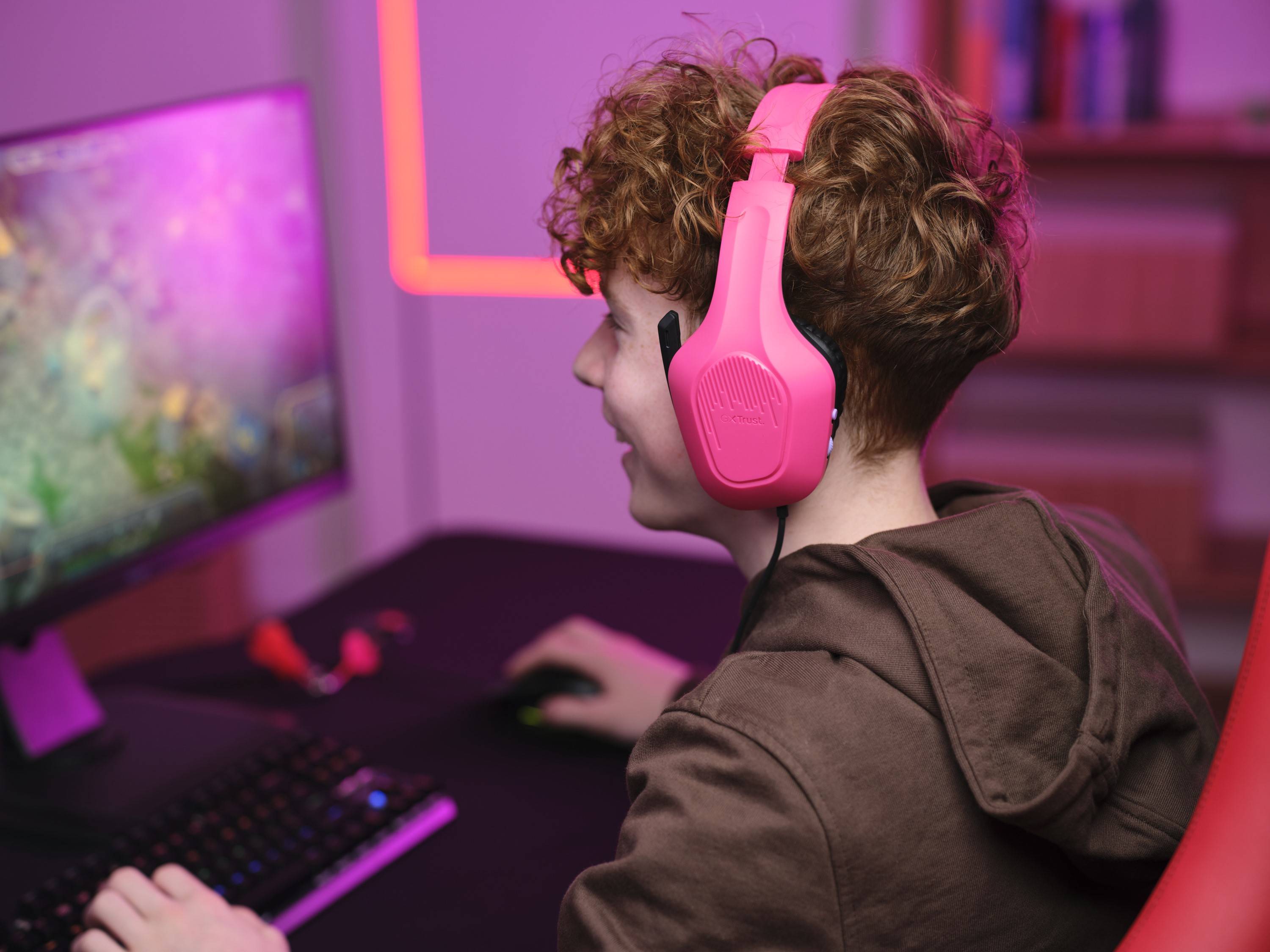 Rca Informatique - image du produit : GXT415P ZIROX HEADSET - PINK