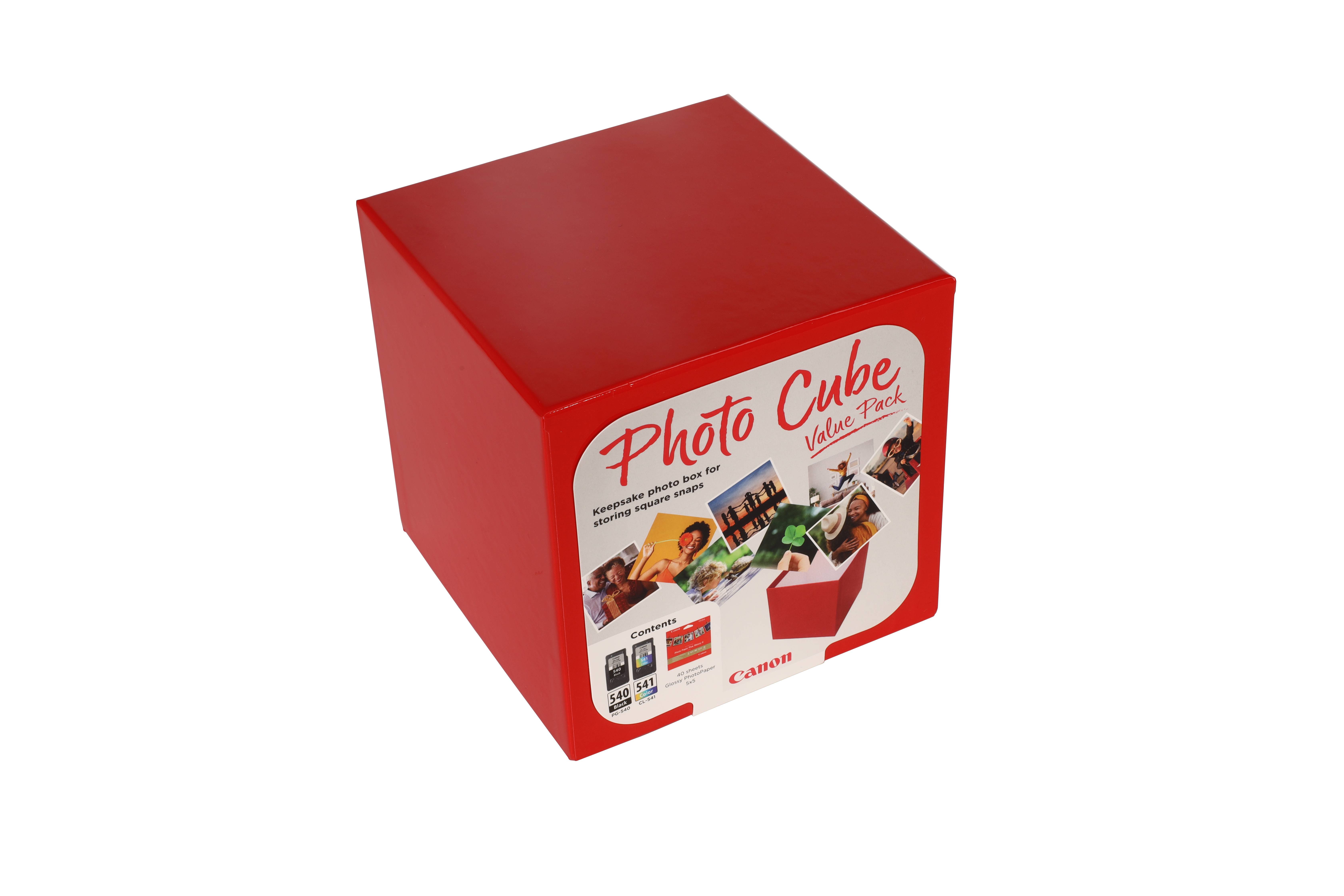 Rca Informatique - image du produit : PG-540/CL-541 PHOTO CUBE VALUE PACK 5X5 PHOT PAPER(PP-201 40SHE