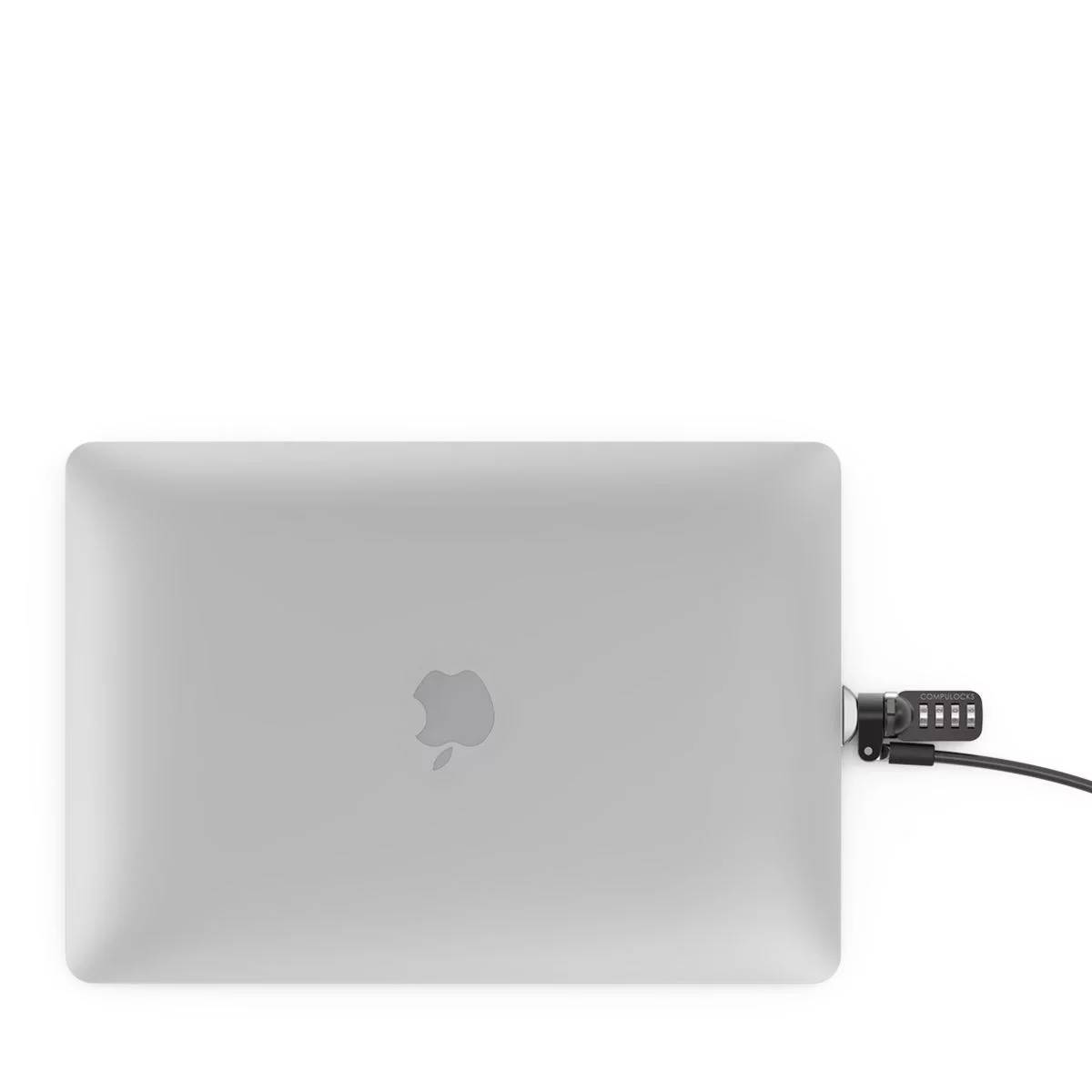 Rca Informatique - image du produit : LEDGE MACBOOK AIR2022 M2 T-SLOT LOCK ADAPT COMB. CBL LOCK SILVER