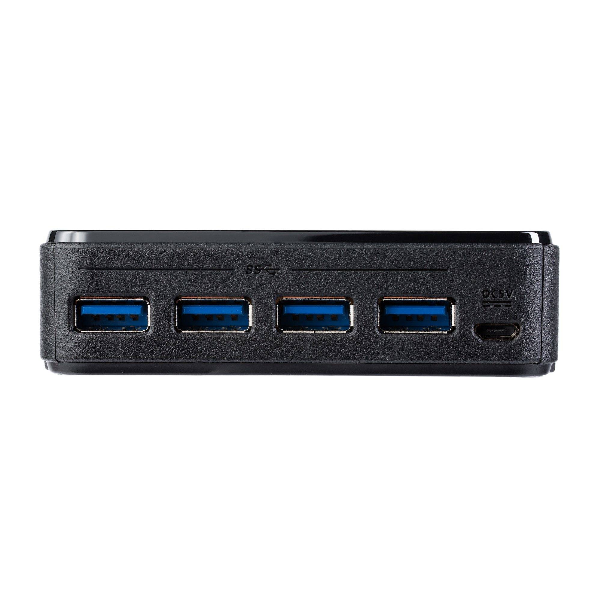 Rca Informatique - image du produit : 4X4 USB 3.0 PERIPHERAL SHARING SWITCH - FOR MAC / WINDOWS/LINUX