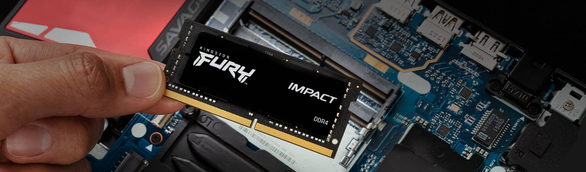 Rca Informatique - image du produit : 32GB DDR4-2666MHZ CL16 SODIMM (KIT OF 2) FURY IMPACT