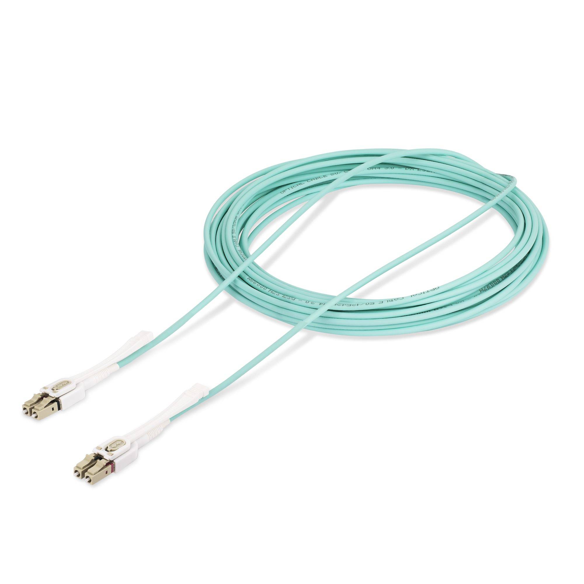 Rca Informatique - image du produit : OM4 LC/LC MULTIMODE FIBER CABLE LSZH - 50/125 100G