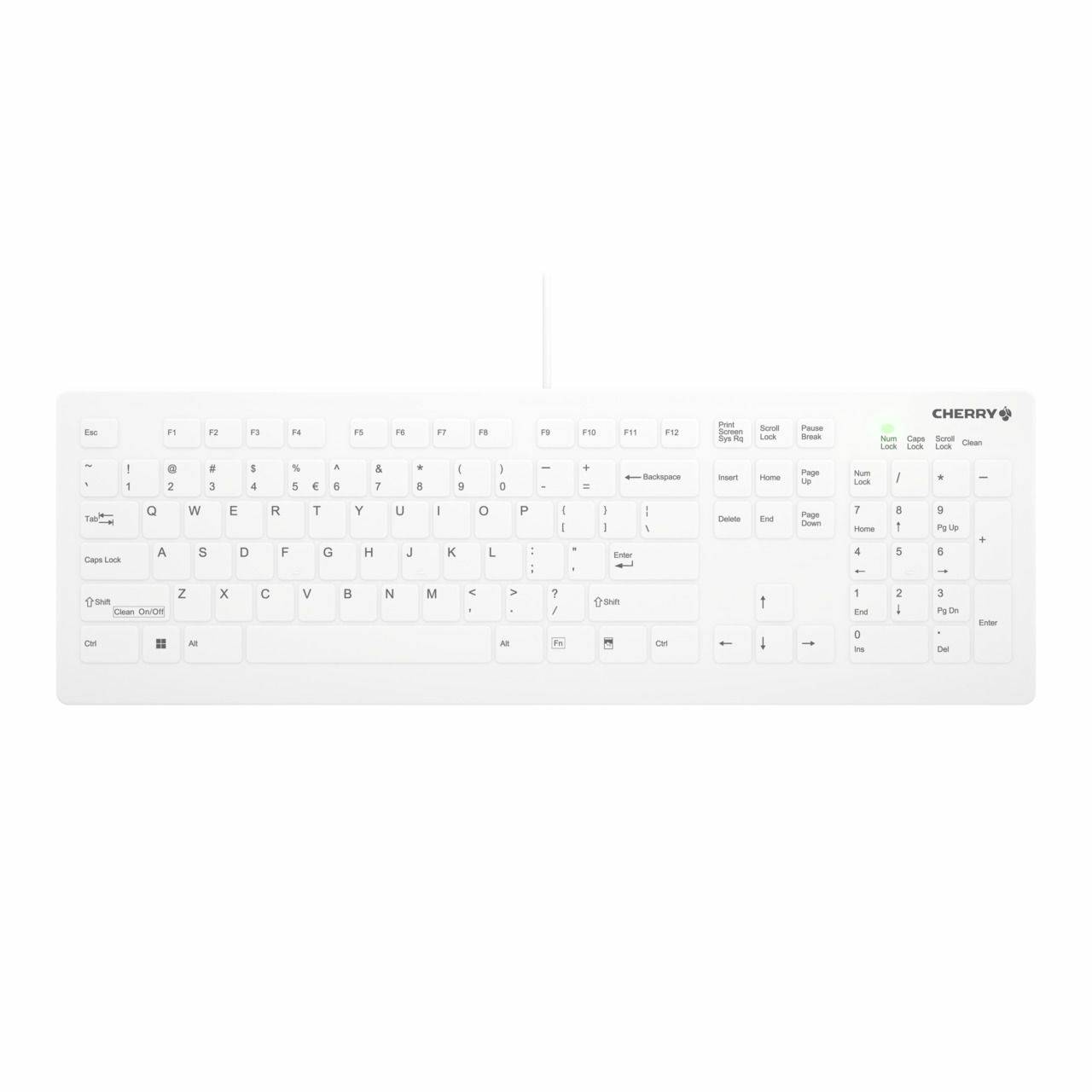 Rca Informatique - Image du produit : AK-C8112 MEDICAL KEYBOARD WHITE