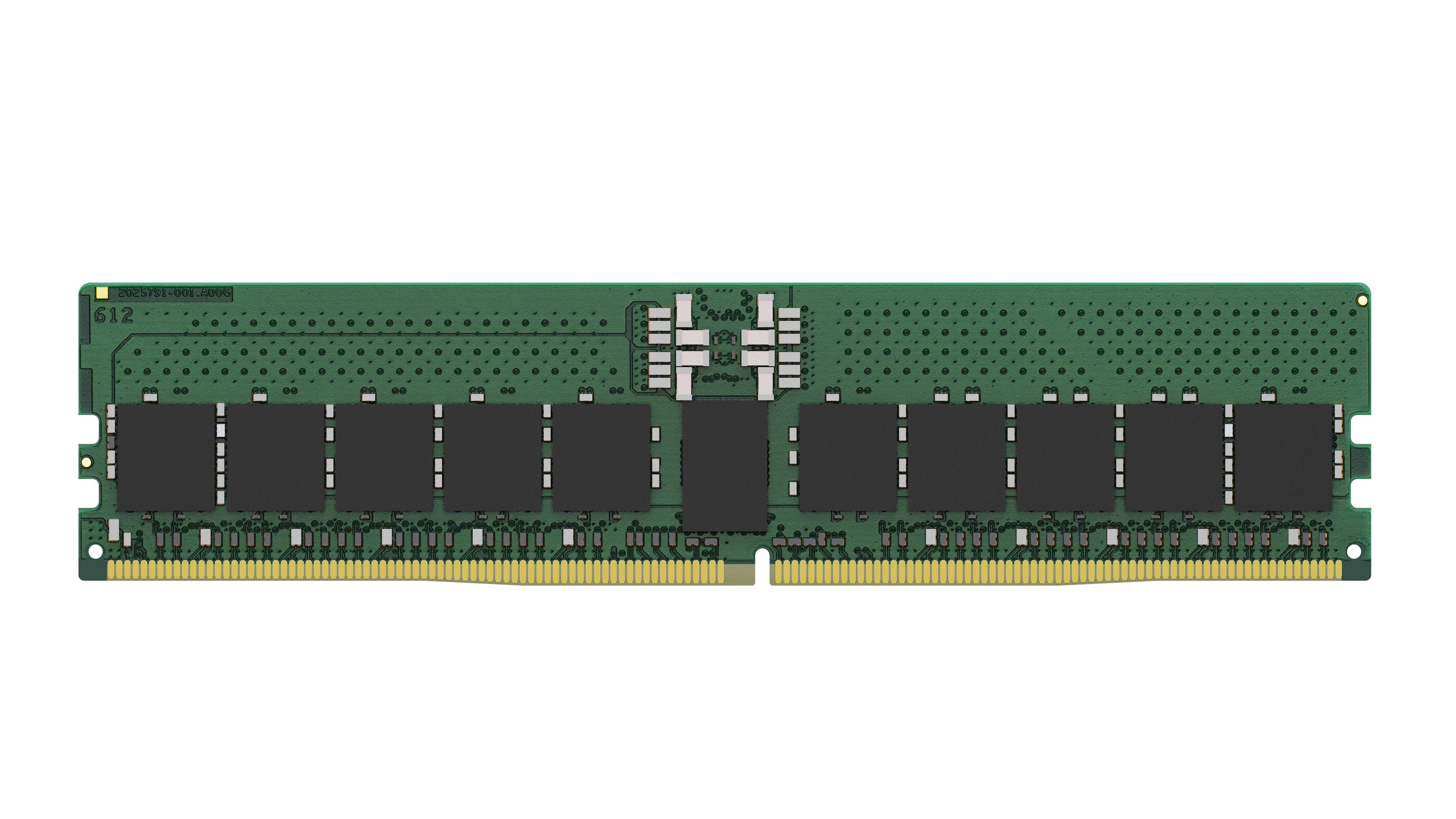 Rca Informatique - Image du produit : 32GB DDR5 5600MT/S ECC REG CL46 DIMM 2RX8 MICRON D