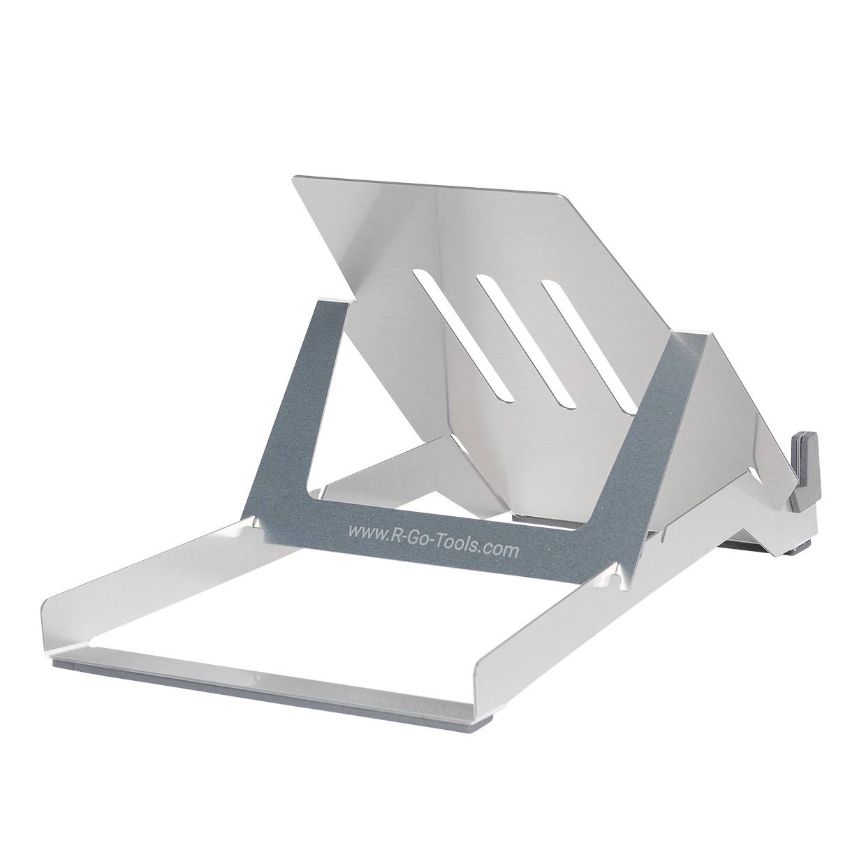 Rca Informatique - image du produit : R-GO RISER BASIC LAPTOP STAND SILVER