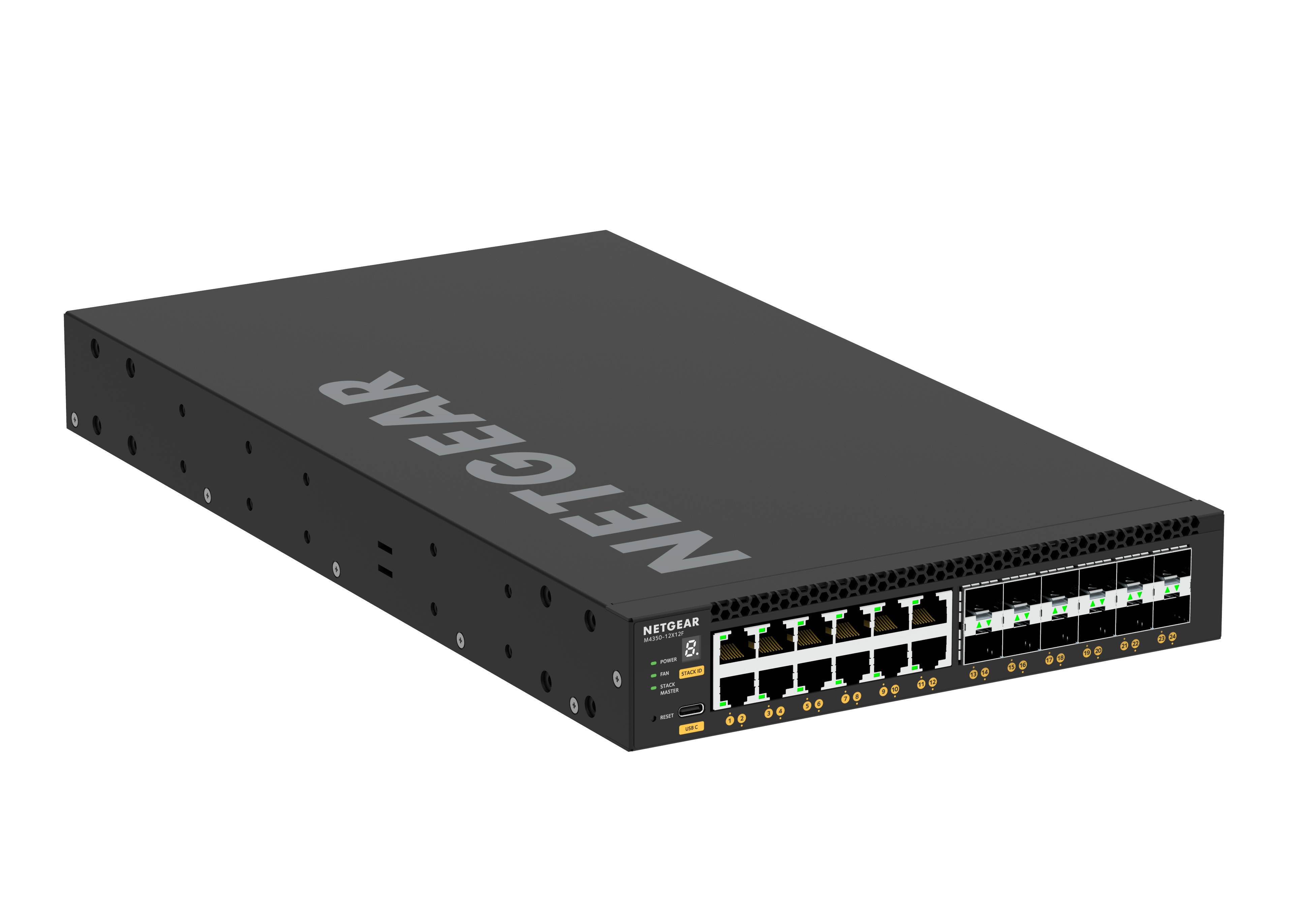 Rca Informatique - image du produit : 24PT M4350-12X12F MANAGED SWITCH