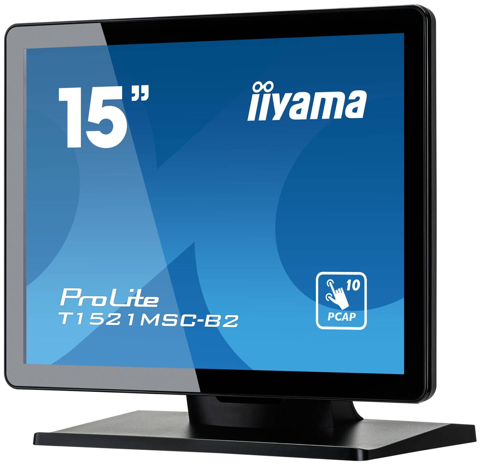 Rca Informatique - image du produit : T1521MSC-B2 15IN TN 1024X768 PCAP/370CD/HDMI/VGA