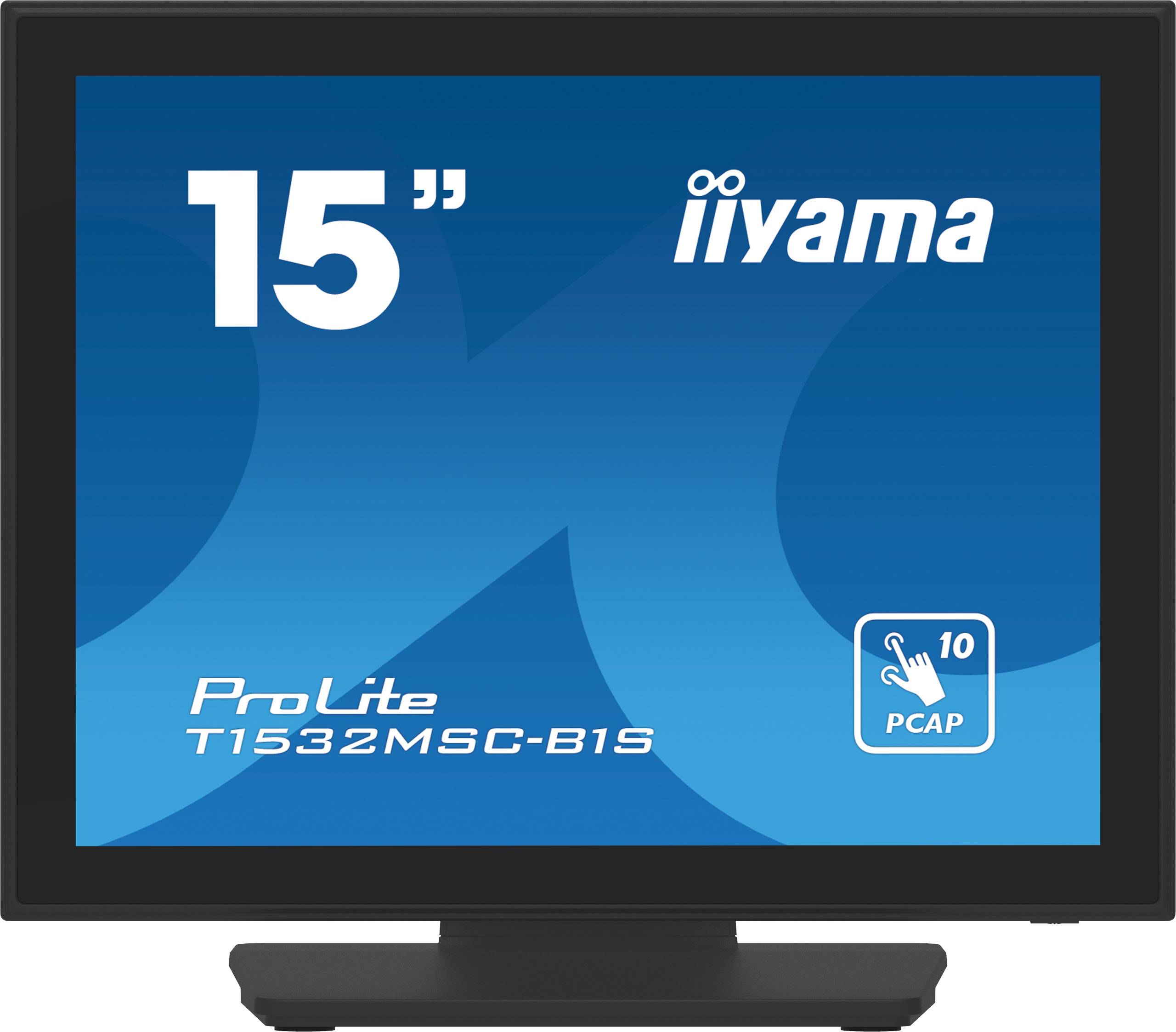 Rca Informatique - image du produit : T1532MSC-B1S 15IN TN HD 350CD CAPACITIVE TOUCH/HDMI/VGA/DP