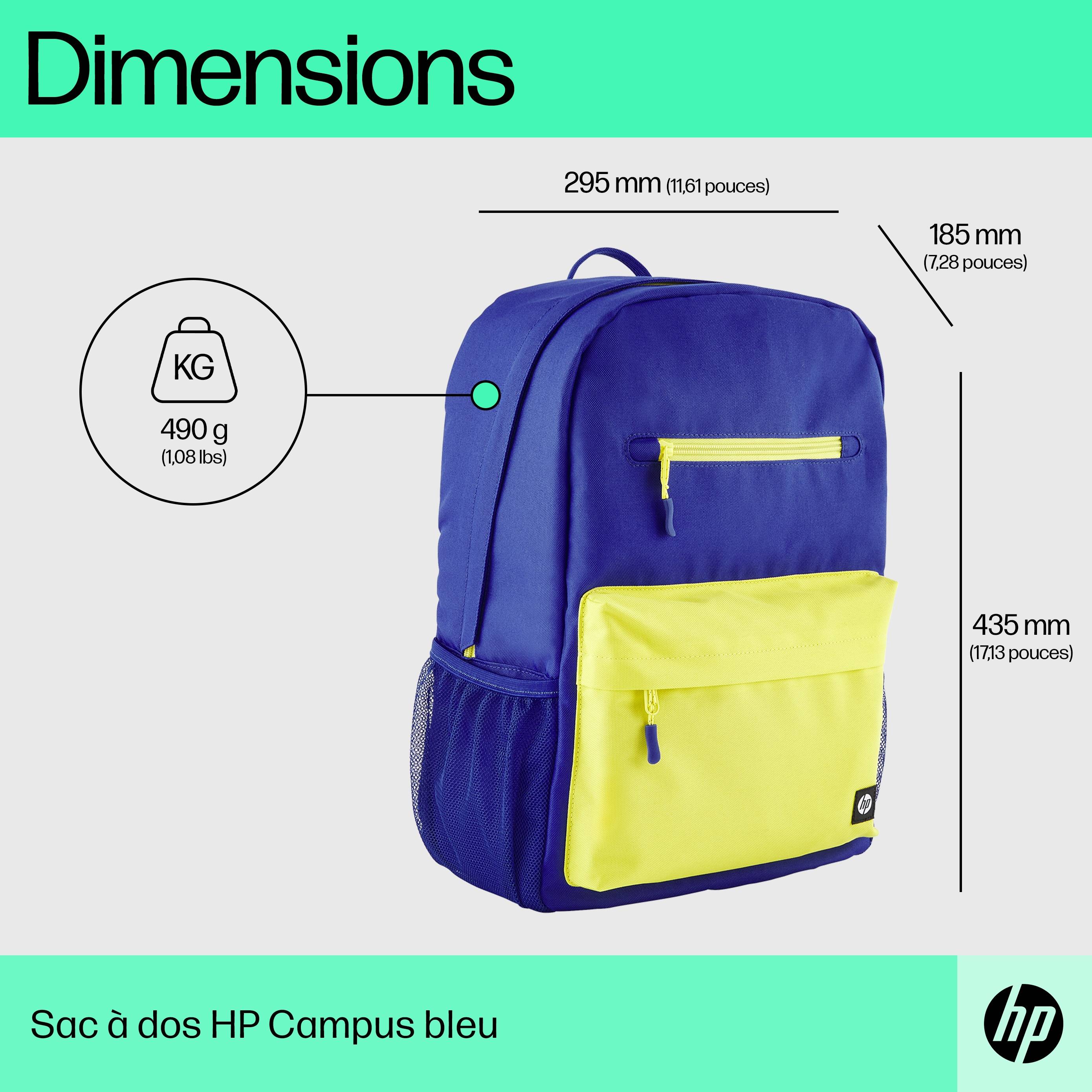 Rca Informatique - image du produit : HP CAMPUS BLUE BACKPACK