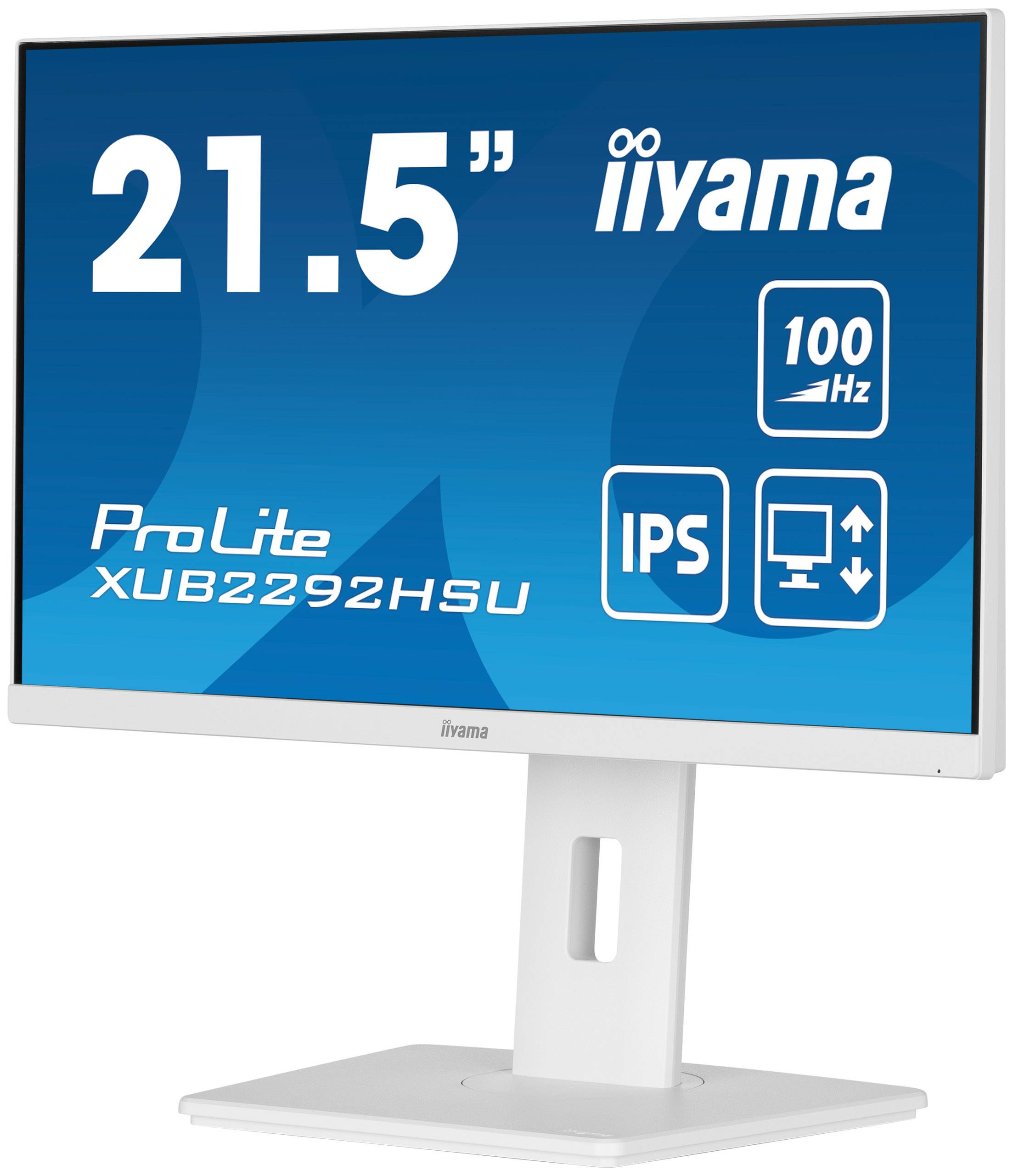 Rca Informatique - image du produit : XUB2292HSU-W6 21.5IN IPS FHD 250CD/HDMI/DP/4USB/HAS/WHITE