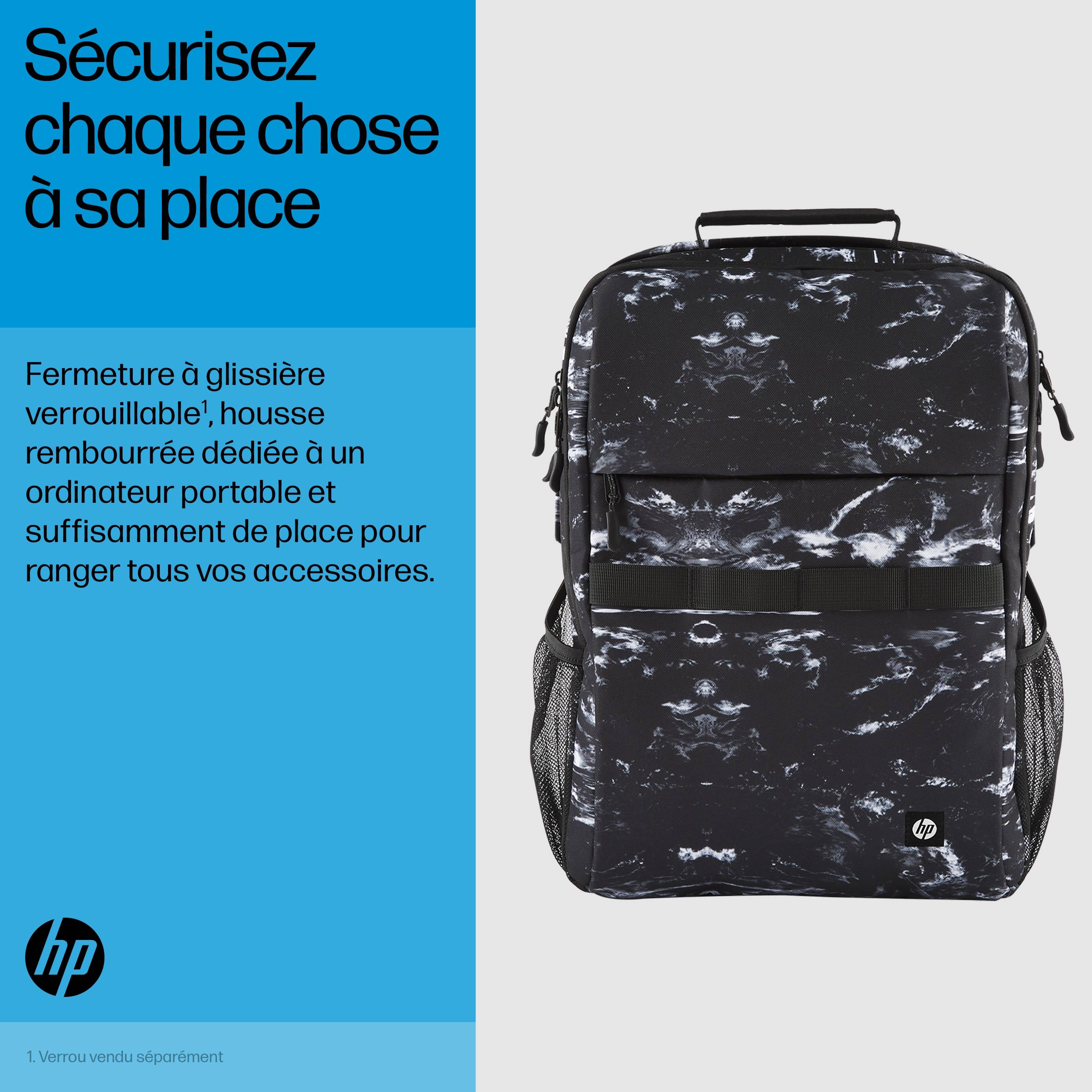 Rca Informatique - image du produit : HP CAMPUS XL MARBLE STONE BACKPACK