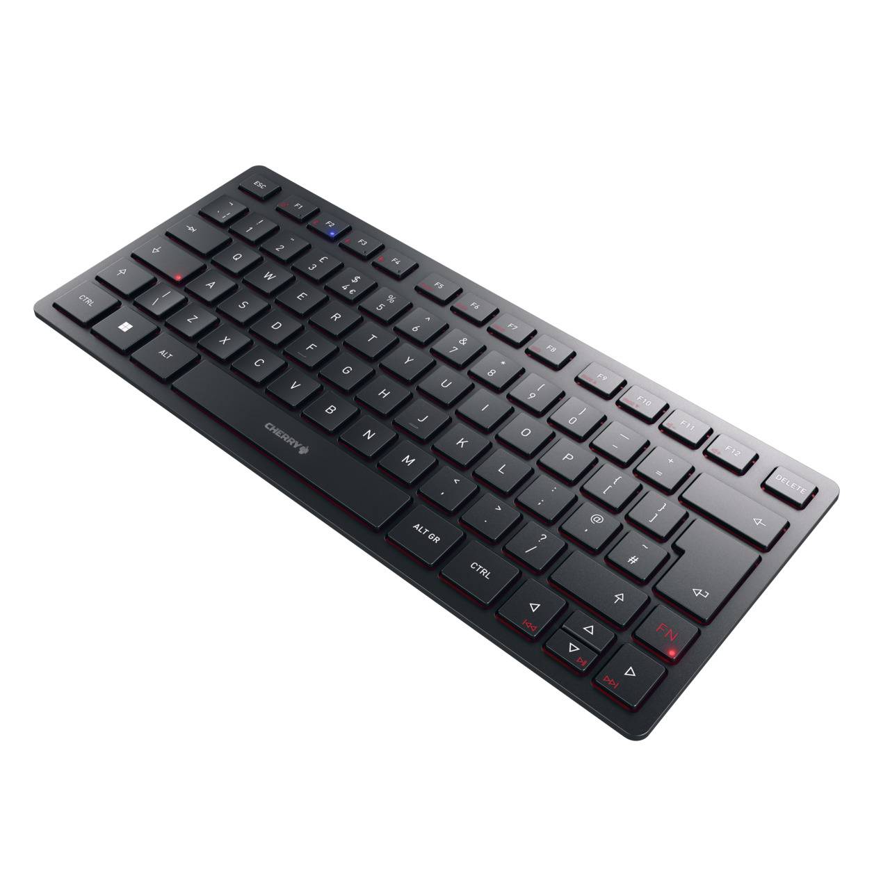 Rca Informatique - image du produit : CHERRY KW 9200 MINI WIRELESS KEYBOARD BLACK UNITED KINGDOM