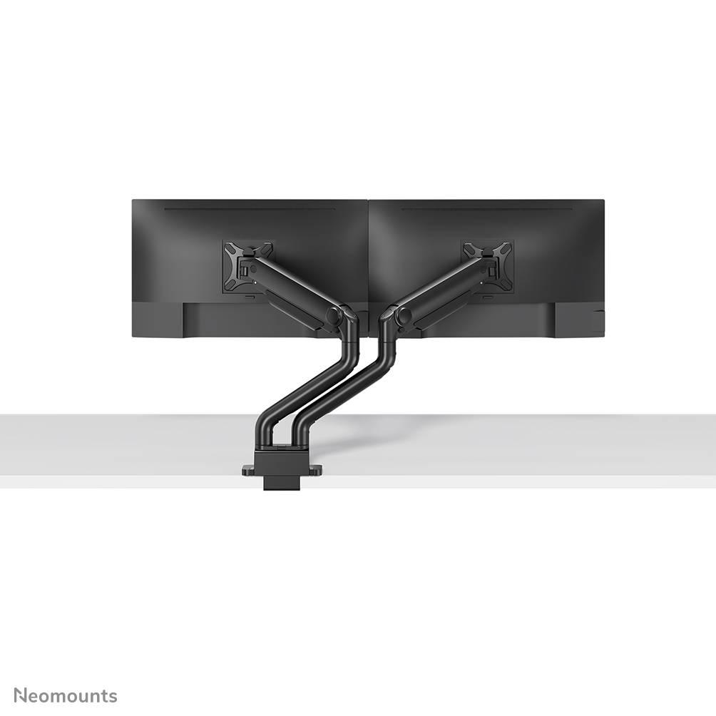 Rca Informatique - image du produit : NEOMOUNTS SELECT DESK MOUNT DOUBLE DISPLAY (TOPFIX CLAMP/GRO