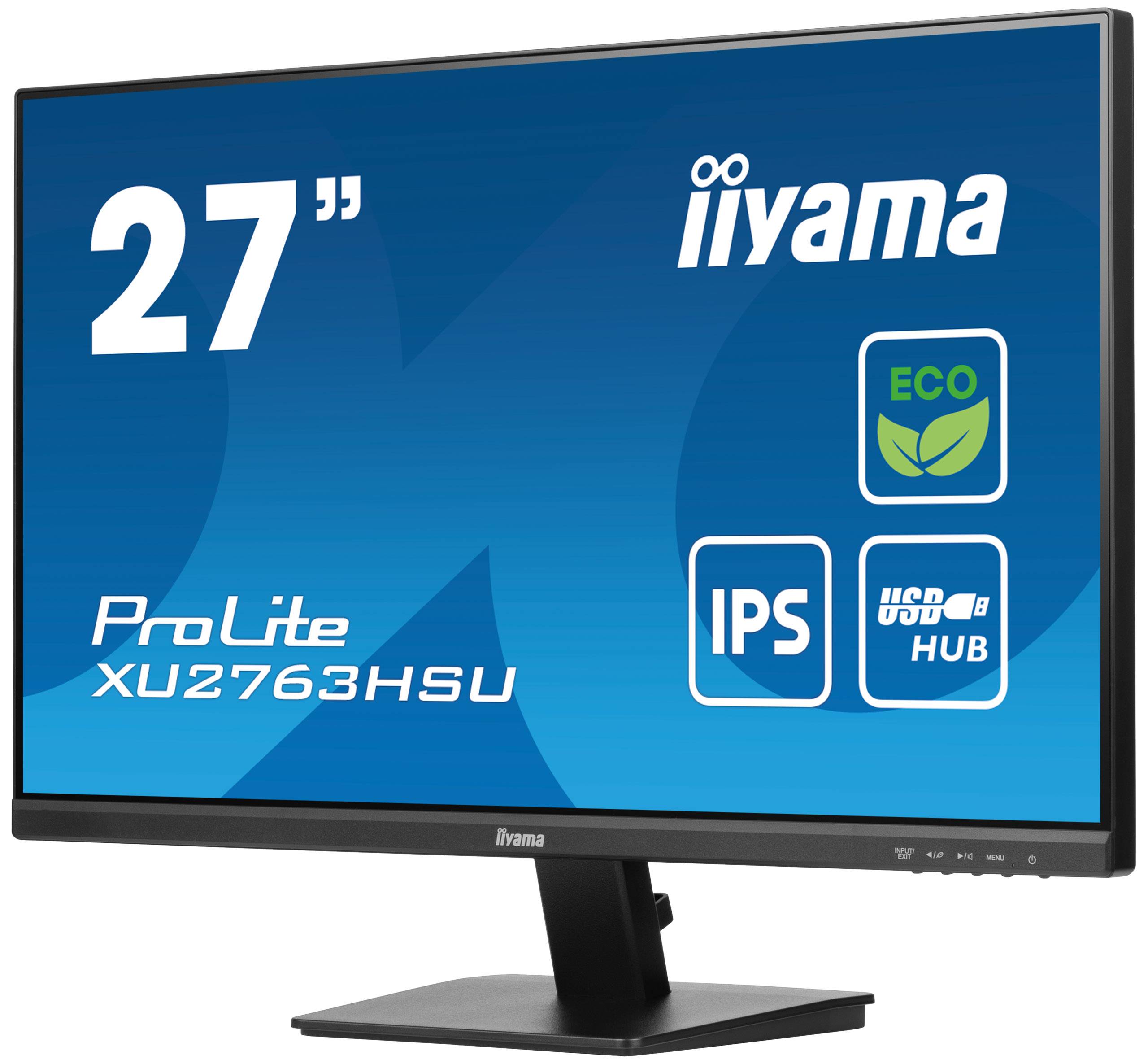 Rca Informatique - image du produit : XU2763HSU-B1 27IN IPS FHD 250CD/3MS/HDMI/DP/2USB