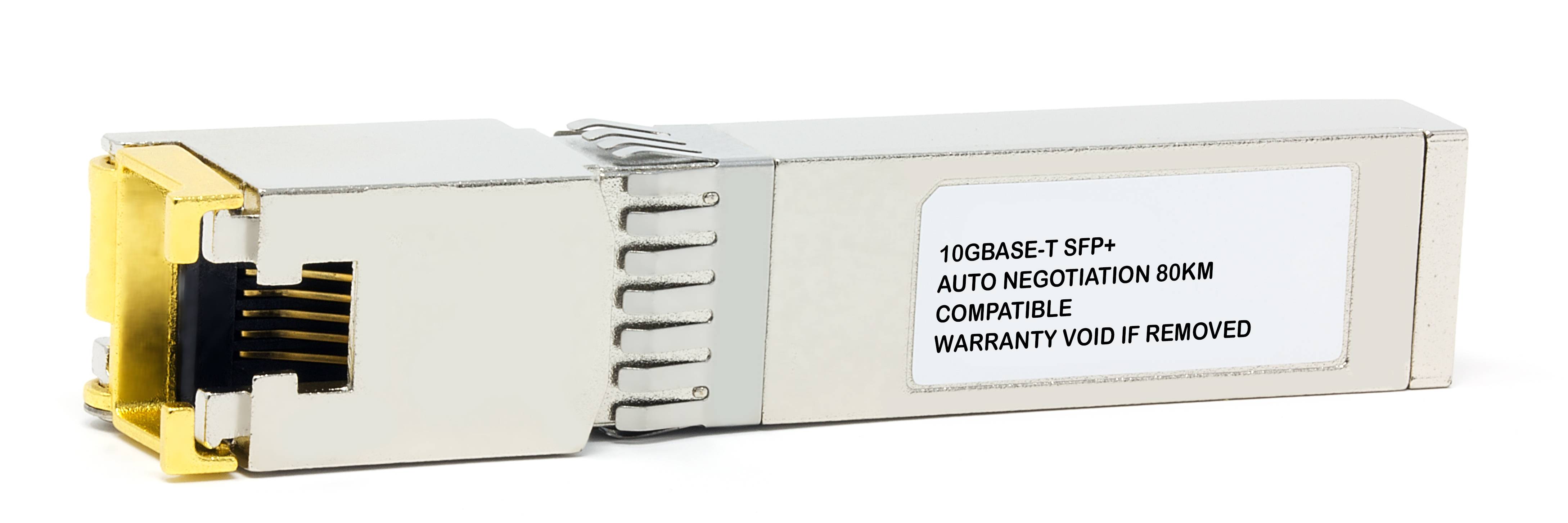 Rca Informatique - image du produit : 10GE COPPER SFP+ RJ45 TRANSCEIVER FORTINET COMPATIBLE