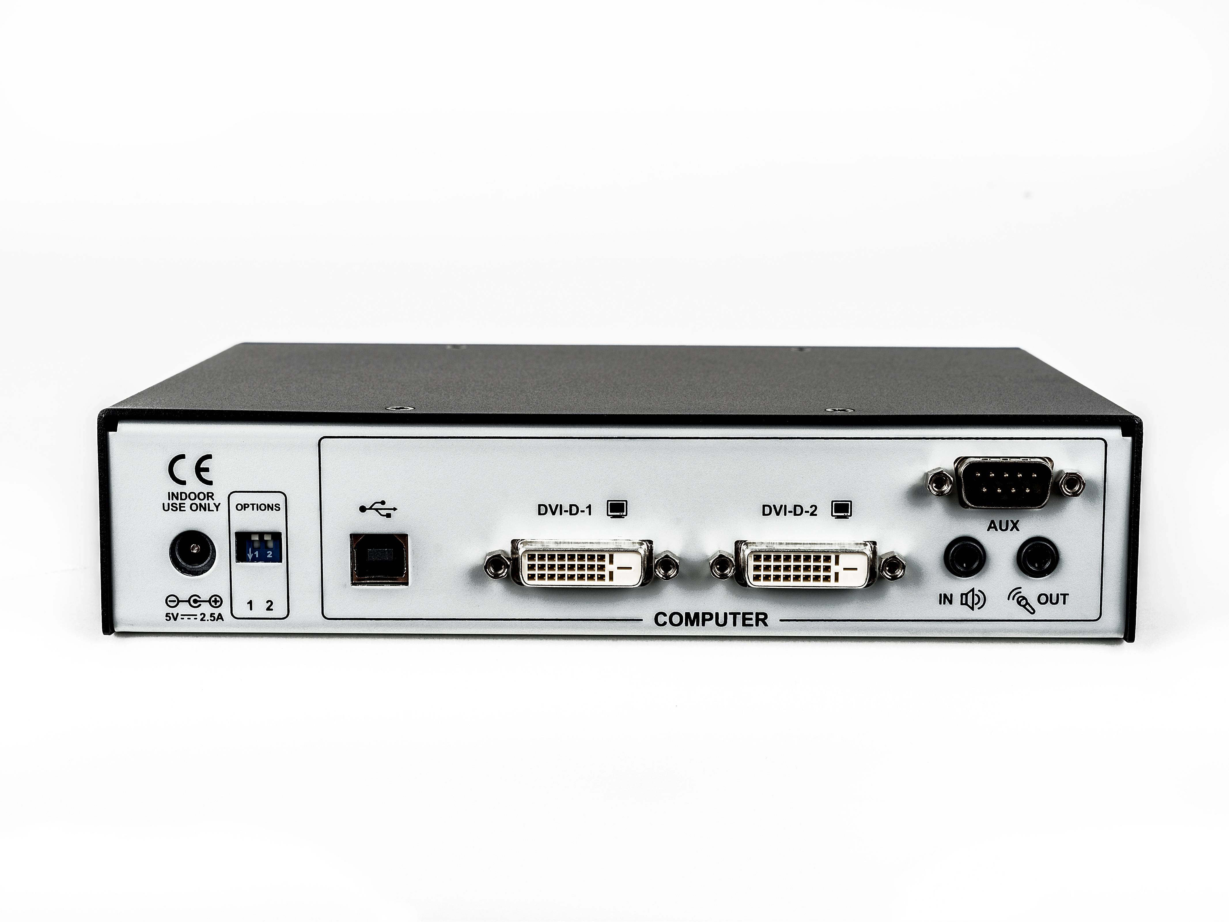 Rca Informatique - image du produit : HMX 6210T-202 TX DUAL DVI-D KVM EXTR QSXGA/USB/AUDIO/SFP/VNC