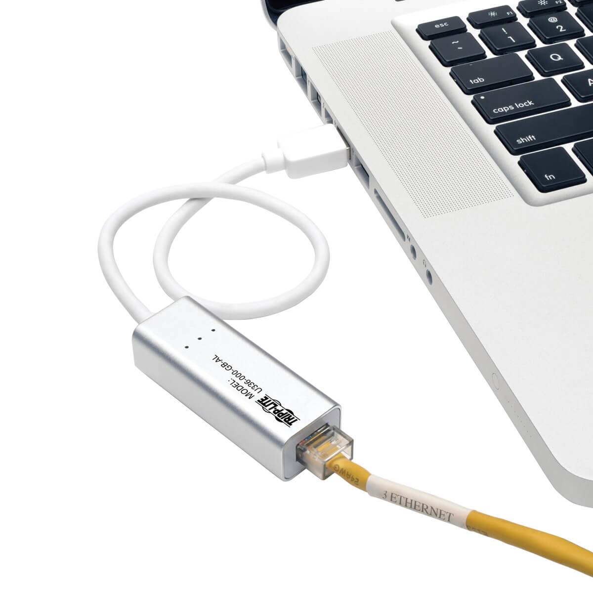 Rca Informatique - image du produit : USB 3.0 TO GIGABIT ETHERNET NIC