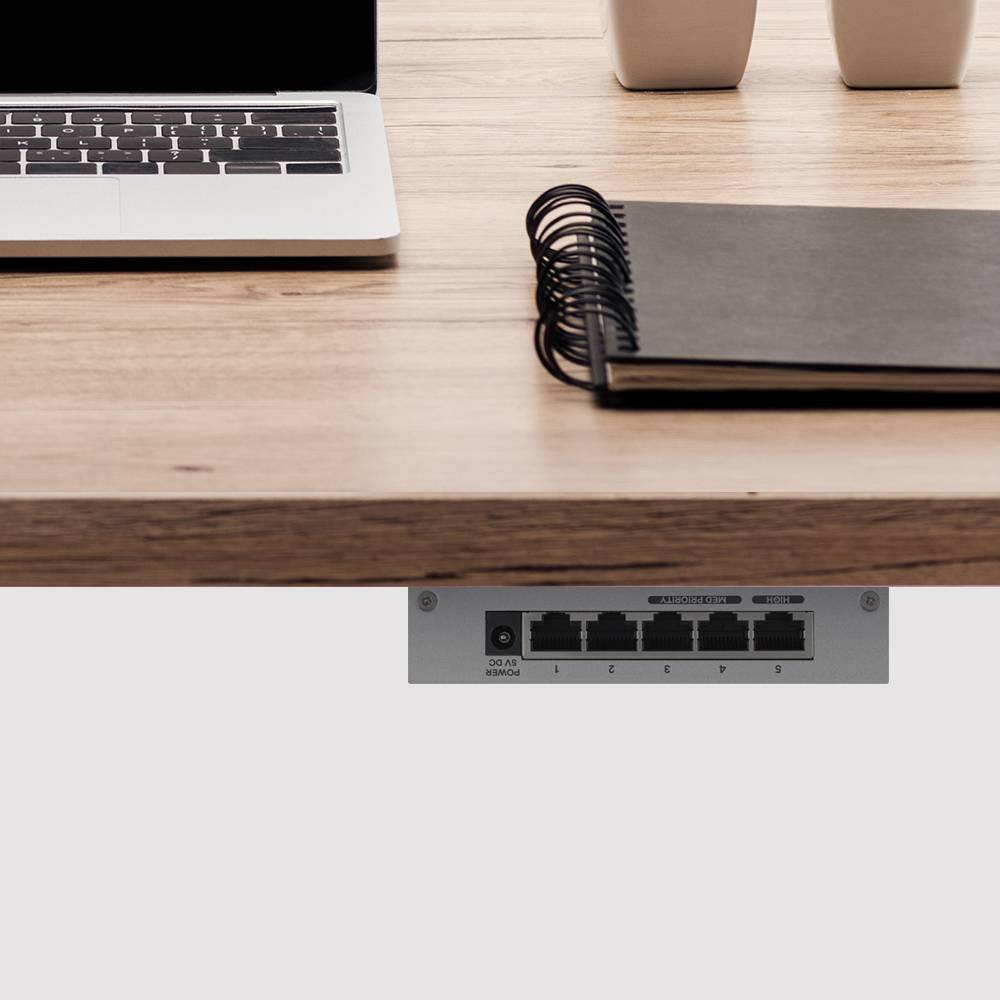 Rca Informatique - image du produit : GS-105B V3 5-PORT DESKTOP GIGABIT ETHERNET SWITCH