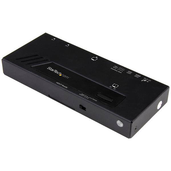 Rca Informatique - Image du produit : SWITCH VIDEO HDMI AUTOMATIQUE A 2 PORTS (2X1) - 4K