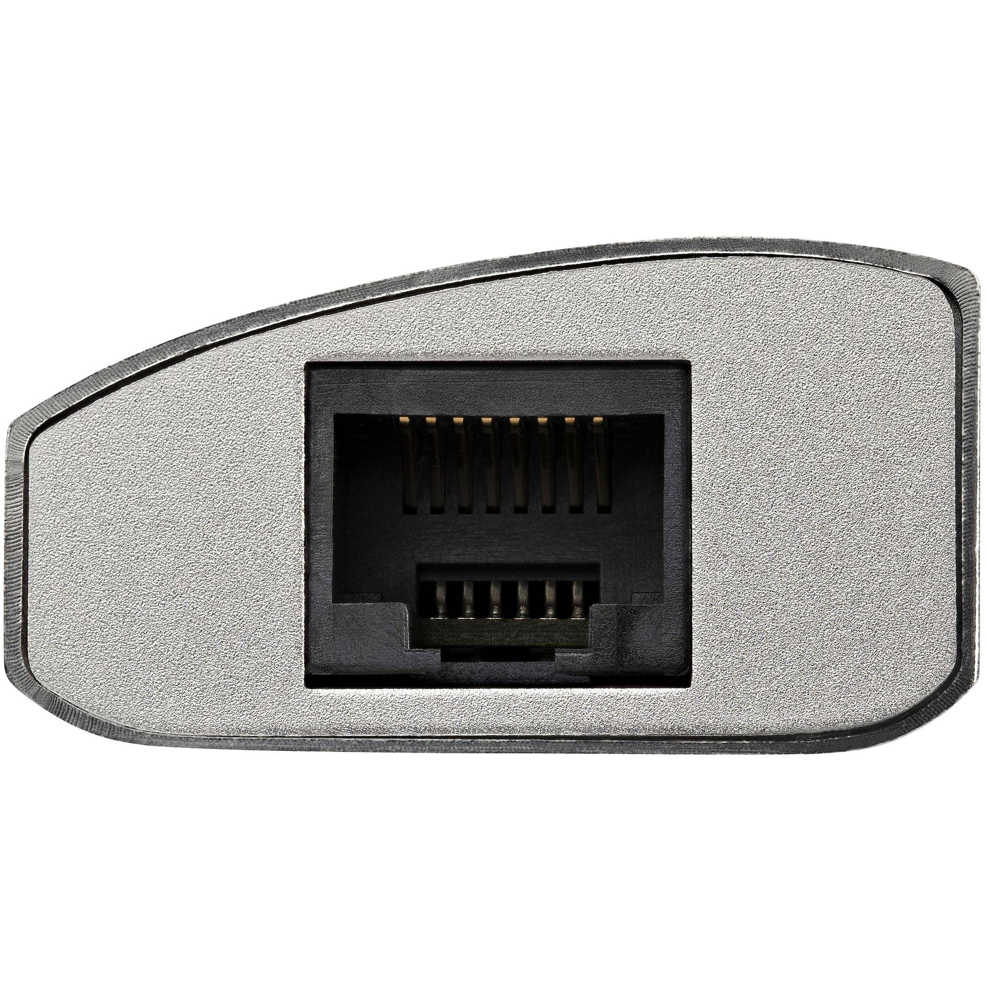 Rca Informatique - image du produit : HUB USB 3.0 A 3 PORTS AVEC GIGABIT ETHERNET - ARGENT