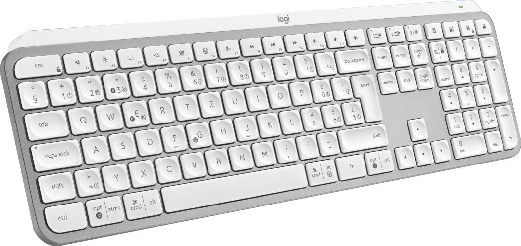 Rca Informatique - image du produit : MX KEYS S - PALE GREY - CH - BT - N/A - CENTRAL-419