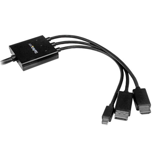 Rca Informatique - image du produit : CABLE ADAPTATEUR HDMI DP OU MINI DP VERS HDMI DE 2 M