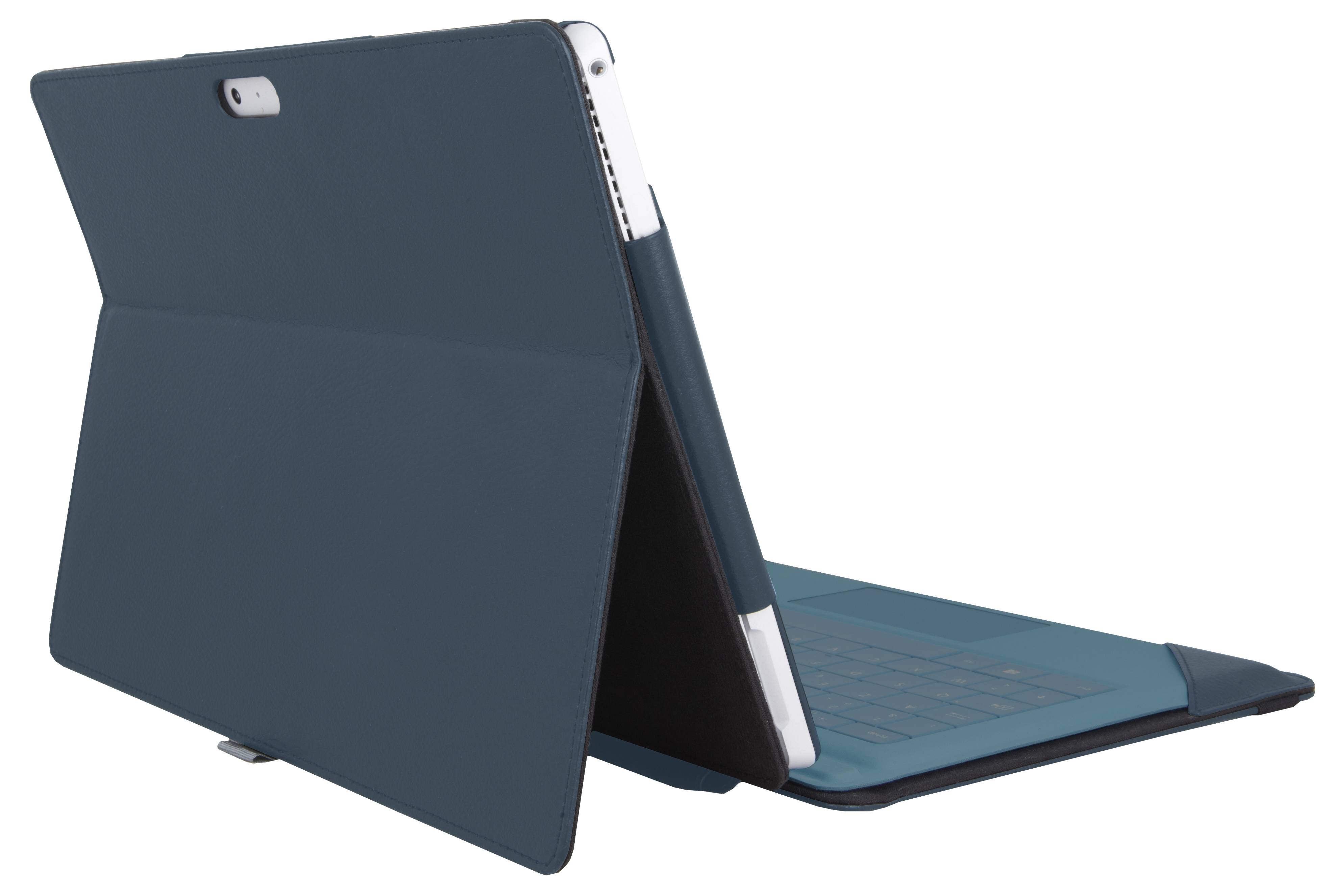 Rca Informatique - image du produit : ELEGANT FOLIO CASE FOR MICROSOF SURFACE PRO 4 - GREEN BLUE / TEA