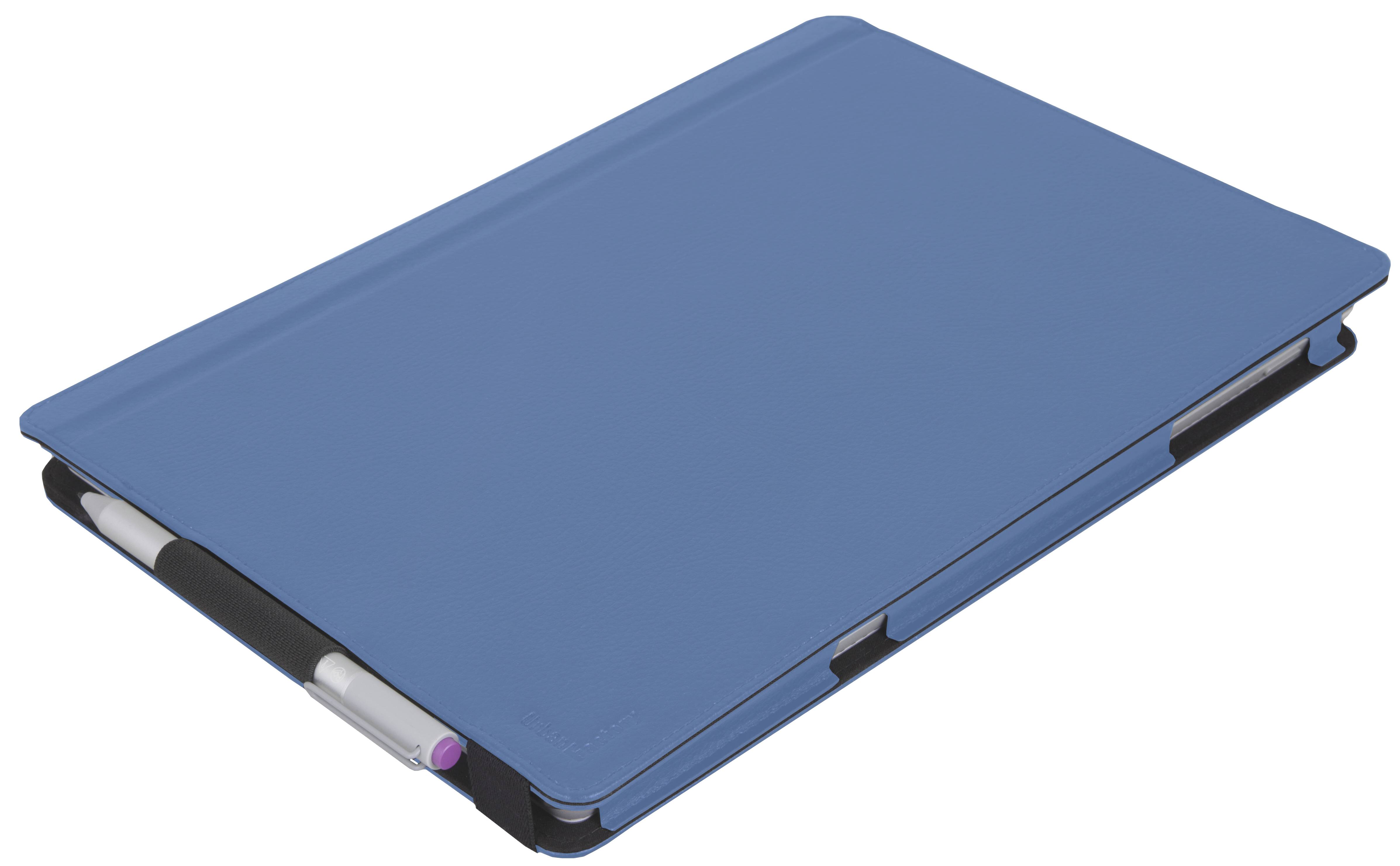 Rca Informatique - image du produit : ELEGANT FOLIO CASE FOR MICROSOF SURFACE PRO 4 - BRIGHT BLUE