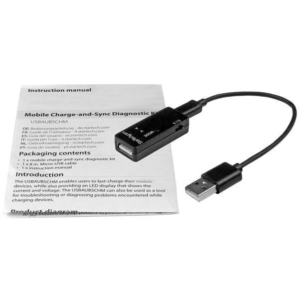Rca Informatique - image du produit : KIT USB DE TESTEUR DU COURANT ET DE LA TENSION