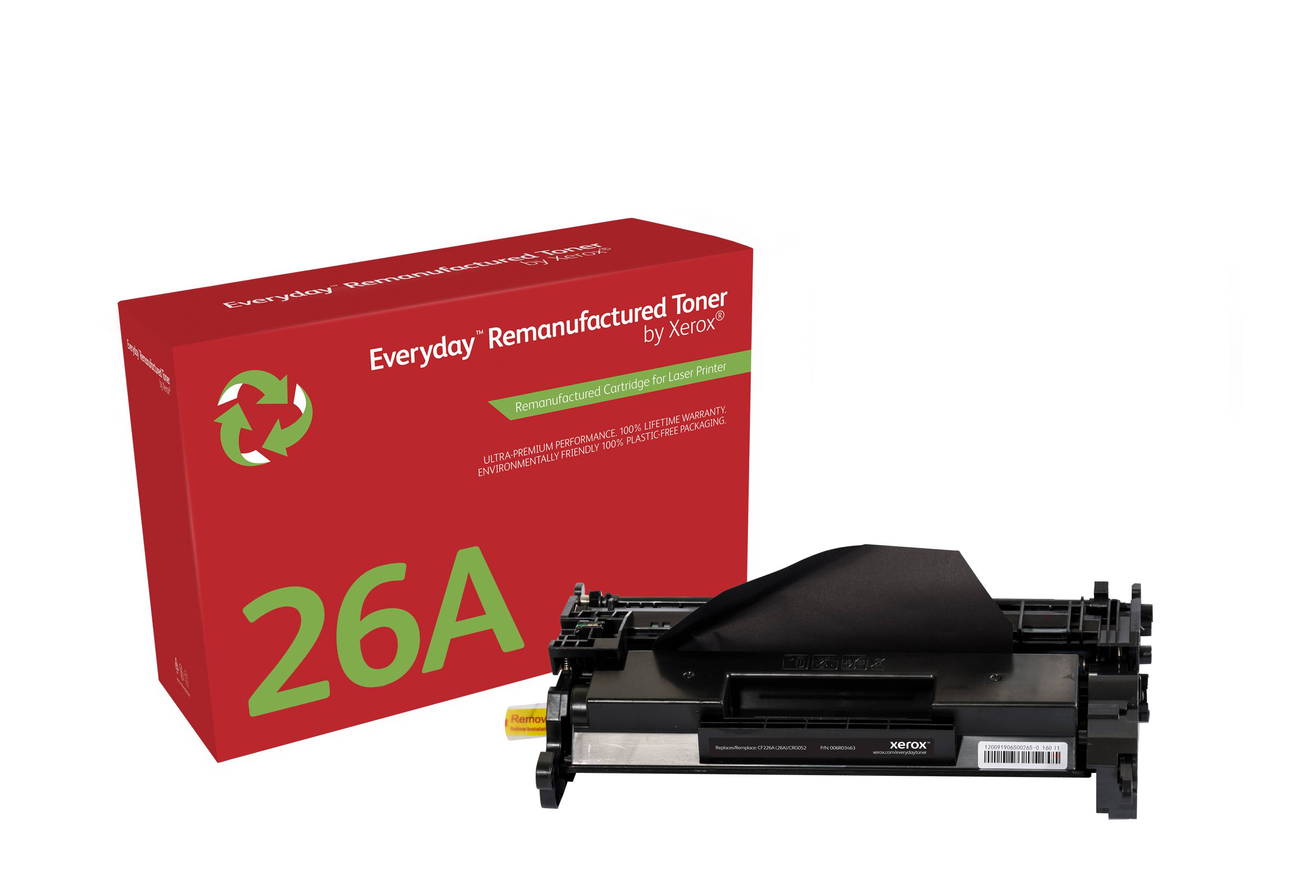 Rca Informatique - Image du produit : BLACK TONER CARTRIDGE HP 26A OEM CF226A