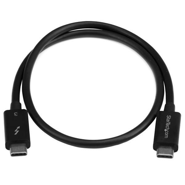 Rca Informatique - image du produit : CABLE THUNDERBOLT 3 (40 GB/S) USB-C DE 50 CM - M/M