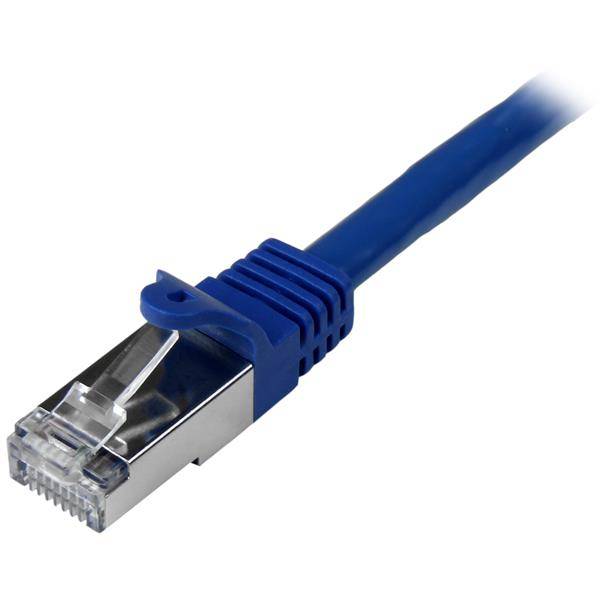 Rca Informatique - image du produit : CABLE RESEAU CAT6 SFTP SANS CROCHET DE 50 CM - M/M - BLEU