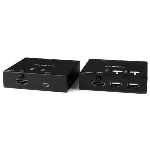 Rca Informatique - image du produit : EXTENDEUR HDMI SUR CAT6 A 50 M AVEC HUB USB 2.0 A 4 PORTS