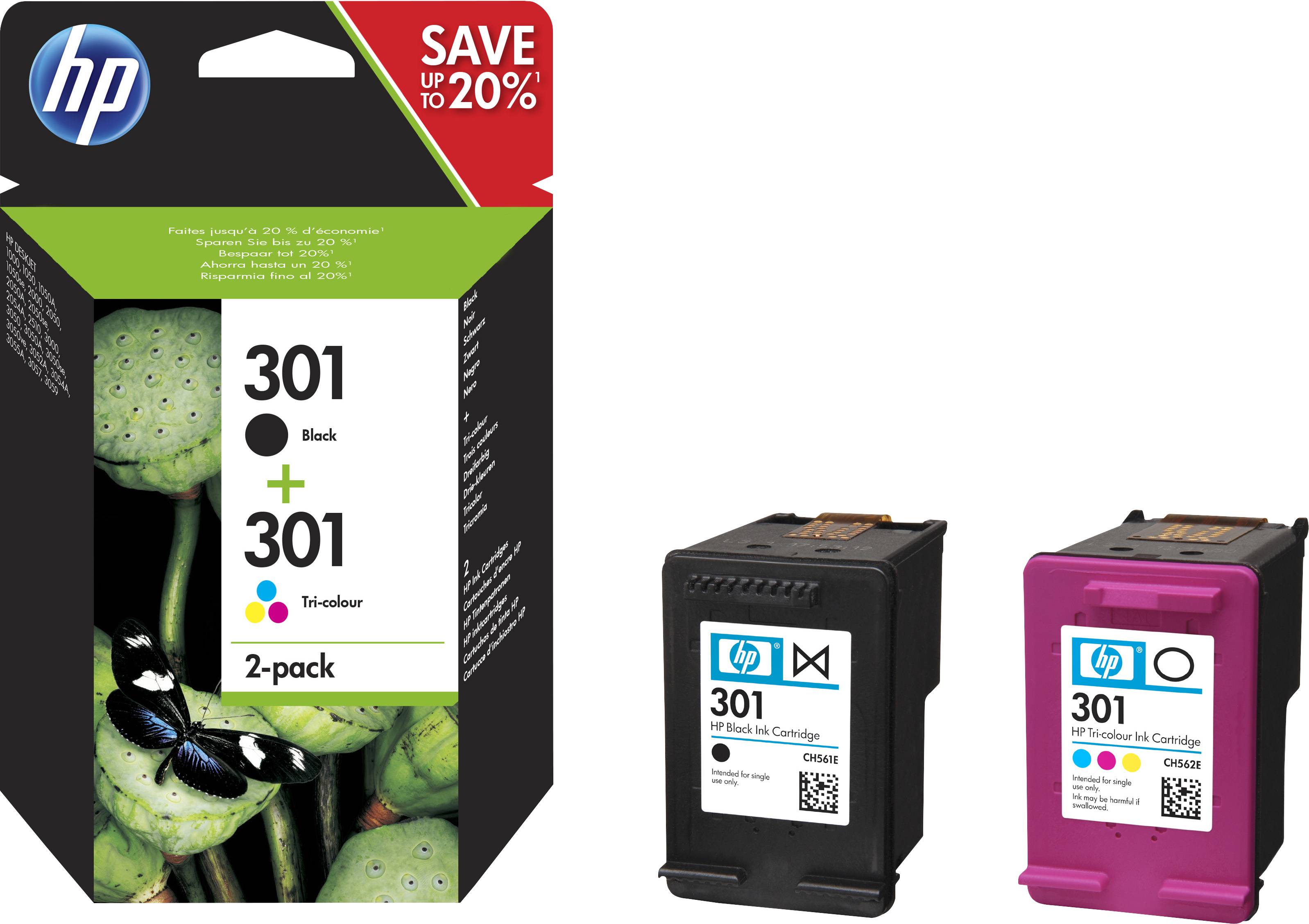 Rca Informatique - image du produit : INK CARTRIDGE NO 301 B/C/M/Y COMBO 2-PACK