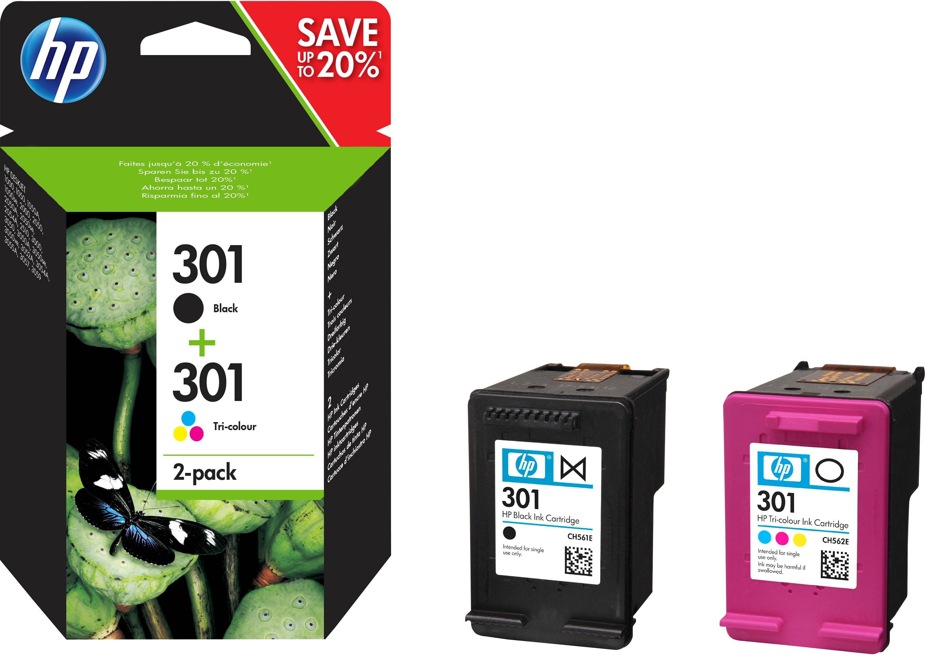 Rca Informatique - Image du produit : INK CARTRIDGE NO 301 B/C/M/Y COMBO 2-PACK