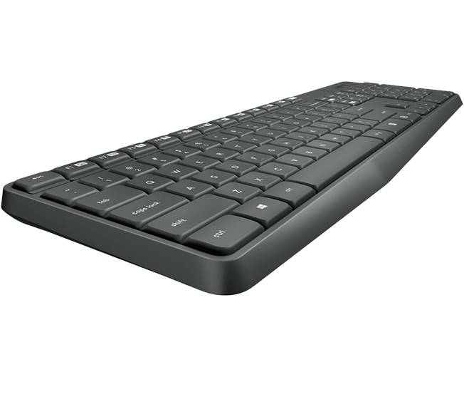 Rca Informatique - image du produit : MK235 WIRELESS KEYBOARD / MOUSE GREY-PTG-2.4GHZ-MEDITER