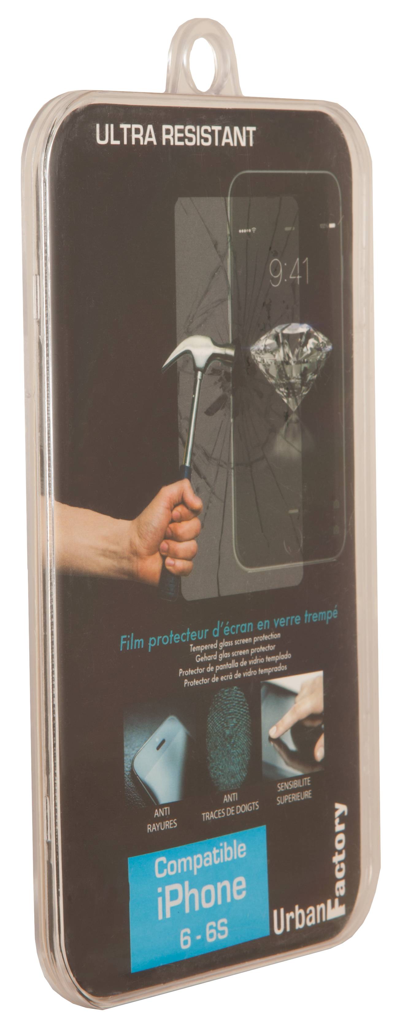 Rca Informatique - Image du produit : TEMPERED GLASS SCREEN PROTECTOR FOR IPHONE 6 6S