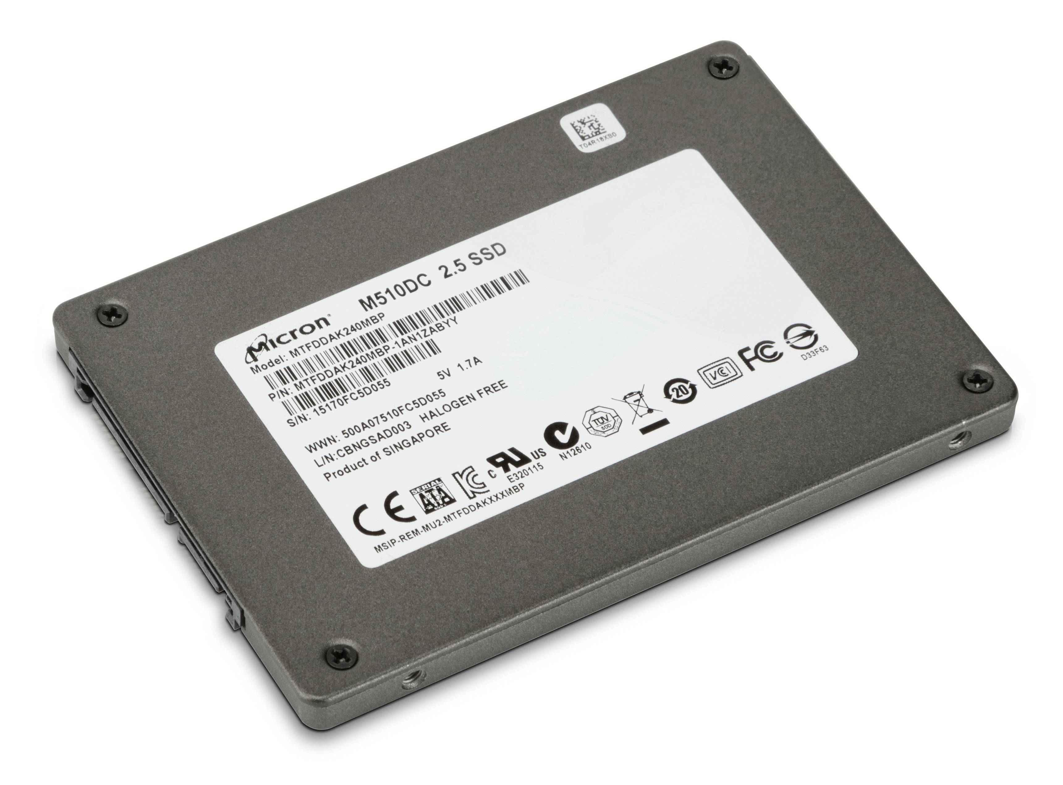 Rca Informatique - Image du produit : HP ENTERPRISE CLASS 480GB SATA SSD T3U08AA