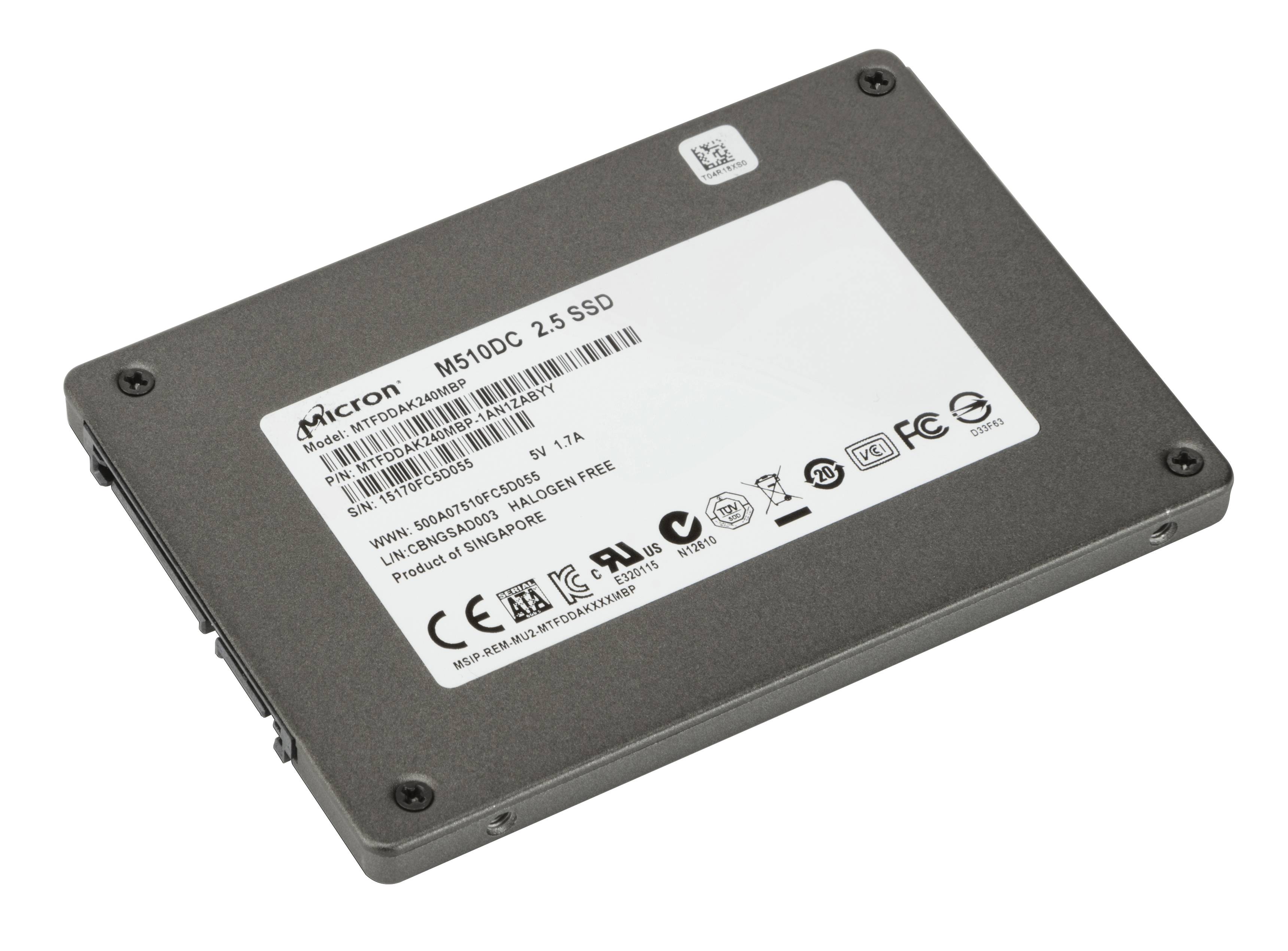 Rca Informatique - Image du produit : HP ENTERPRISE CLASS 240GB SATA SSD T3U07AA