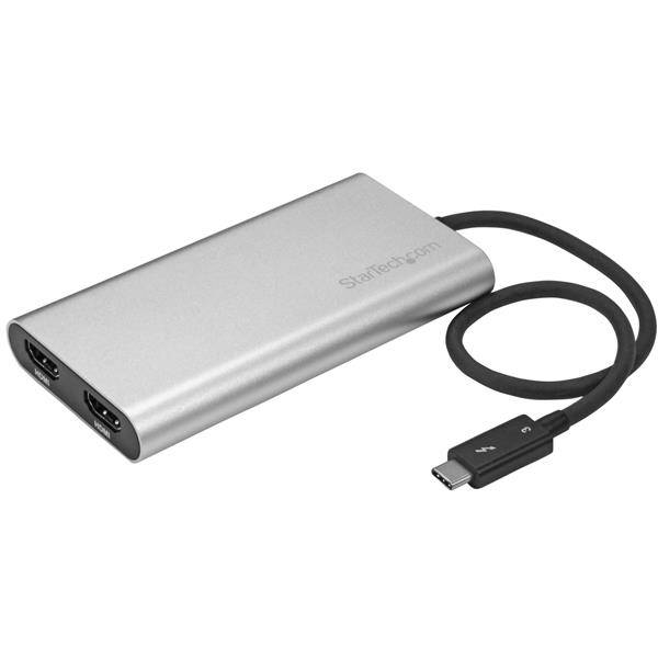 Rca Informatique - Image du produit : ADAPTATEUR THUNDERBOLT 3 VERS DOUBLE HDMI - 4K 30 HZ