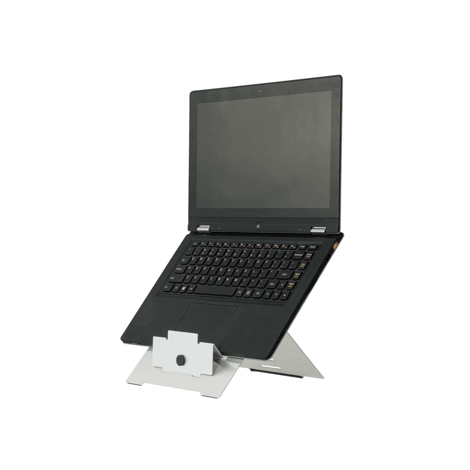 Rca Informatique - image du produit : R-GO RISER FLEXIBLE LAPTOP STAND-ADJUSTABLE/SILVER