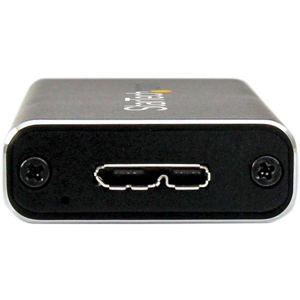 Rca Informatique - image du produit : BOITIER USB 3.1 (10 GB/S) POUR DISQUE MSATA OU MSATA MINI