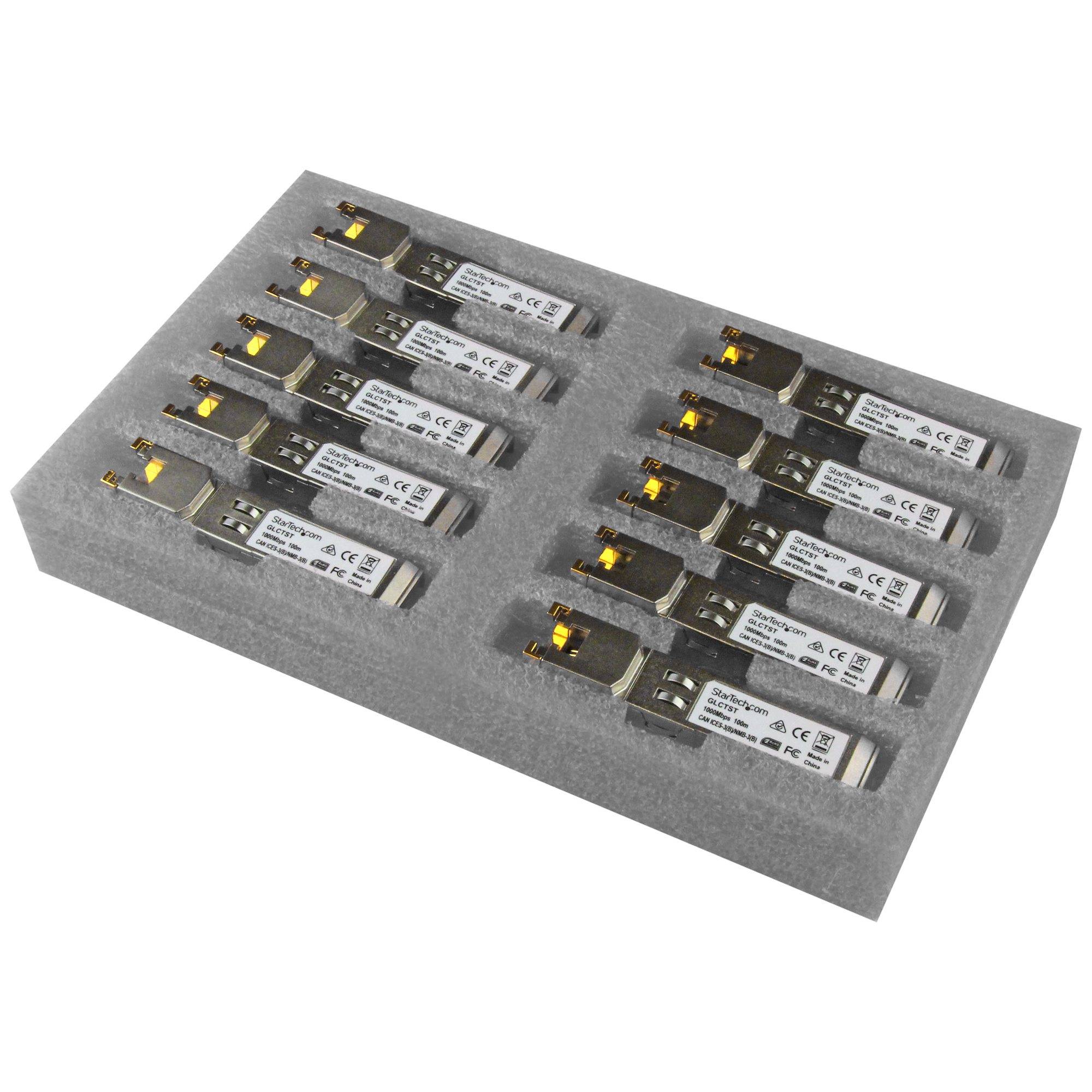 Rca Informatique - Image du produit : GB RJ45 COPPER SFP - 10 PACK IN                               IN